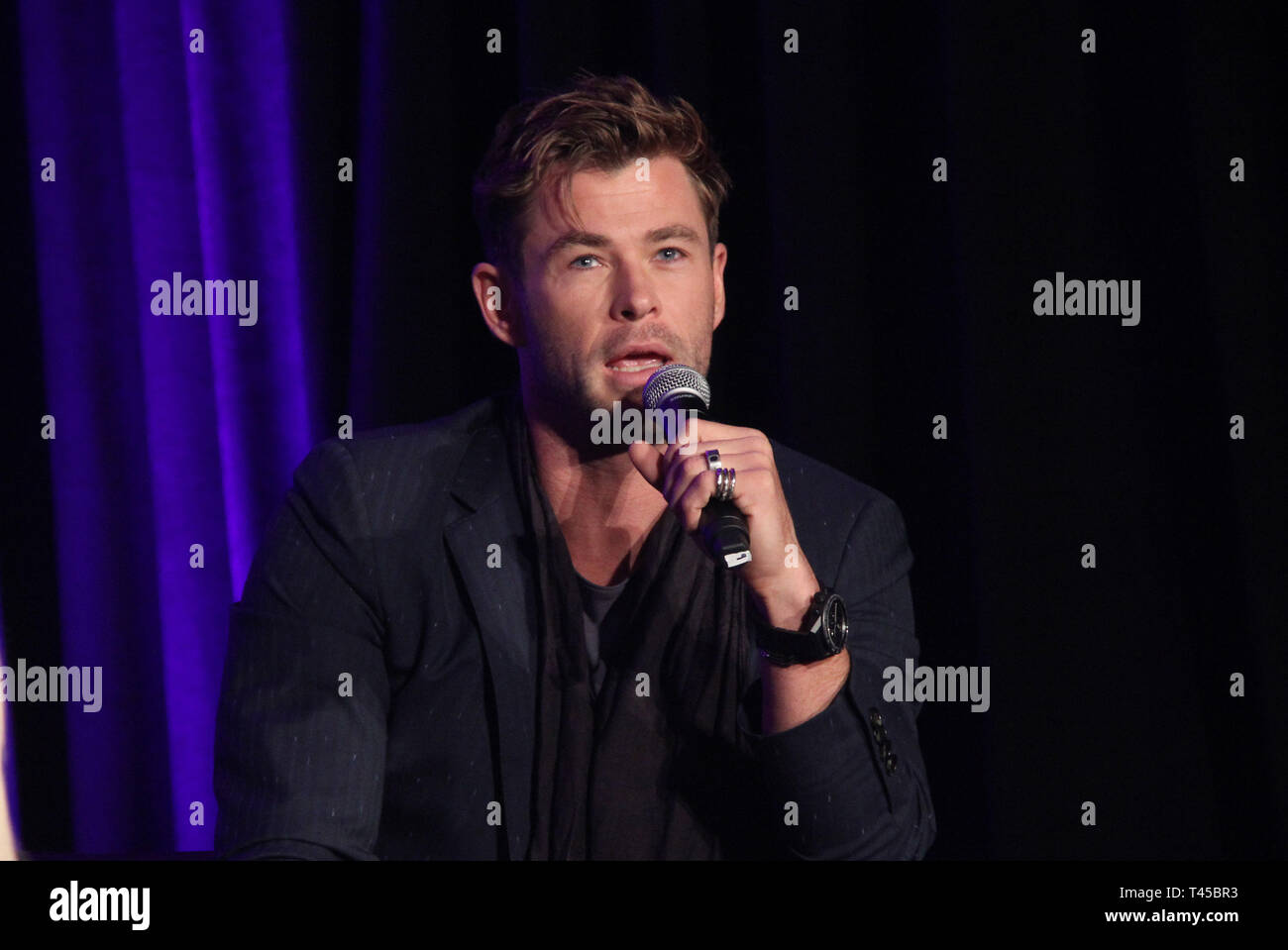 Chris Hemsworth  04/07/2018 'Avengers: Endgame' Press Conference held at The InterContinental Los Angeles Downtown in Los Angeles, CA   Photo: Cronos/Hollywood News Stock Photo