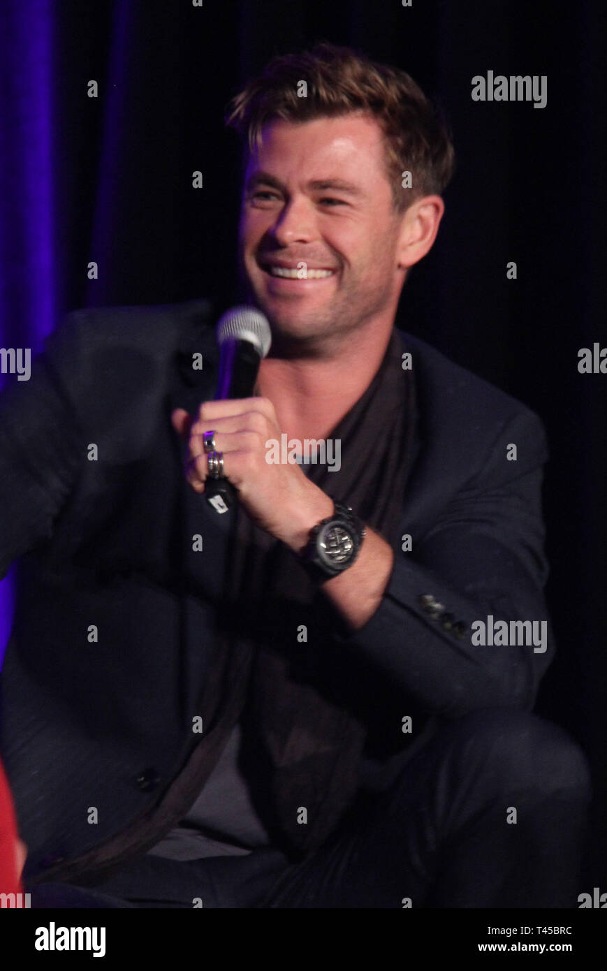 Chris Hemsworth  04/07/2019 'Avengers: Endgame' Press Conference held at The InterContinental Los Angeles Downtown in Los Angeles, CA  Photo: Cronos/Hollywood News Stock Photo