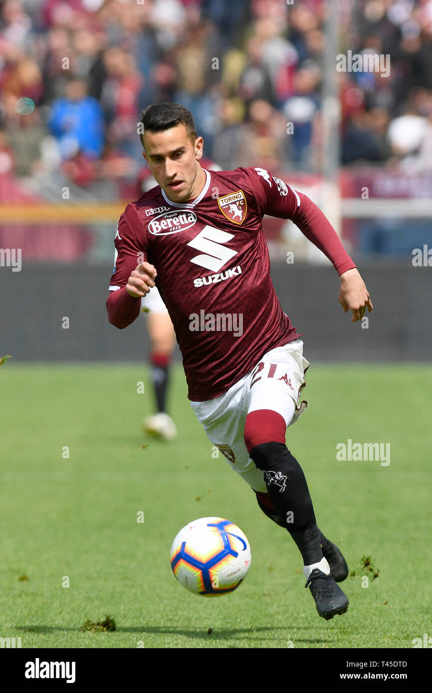 Alejandro Berenguer of Torino FC during the Serie A football Match Torino  FC vs Atalanta BC. Atalanta BC won 2-4 over Torino FC at Stadio Olimpico Gr  Stock Photo - Alamy