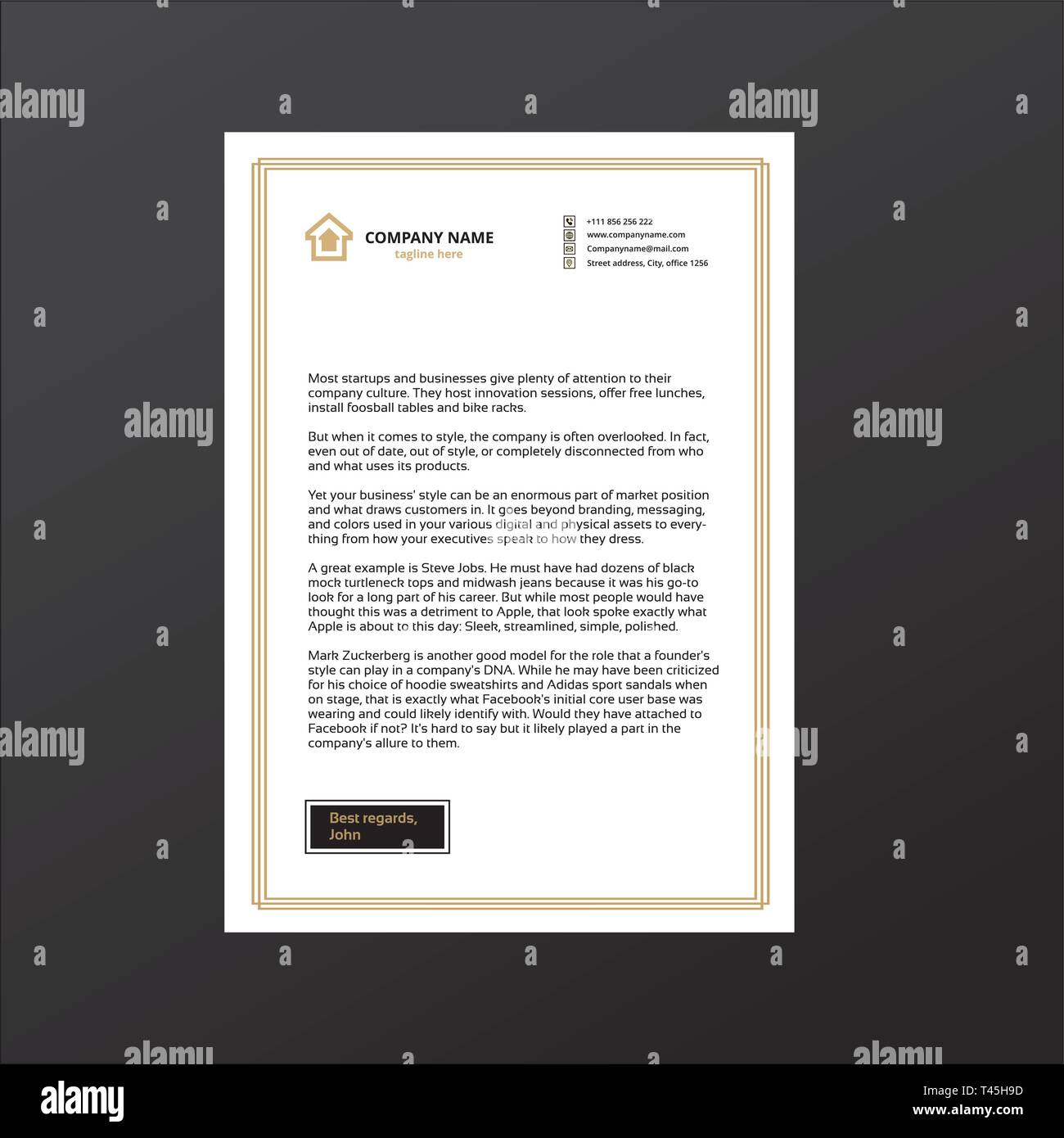 Letterhead High Resolution Stock Photography and Images - Alamy