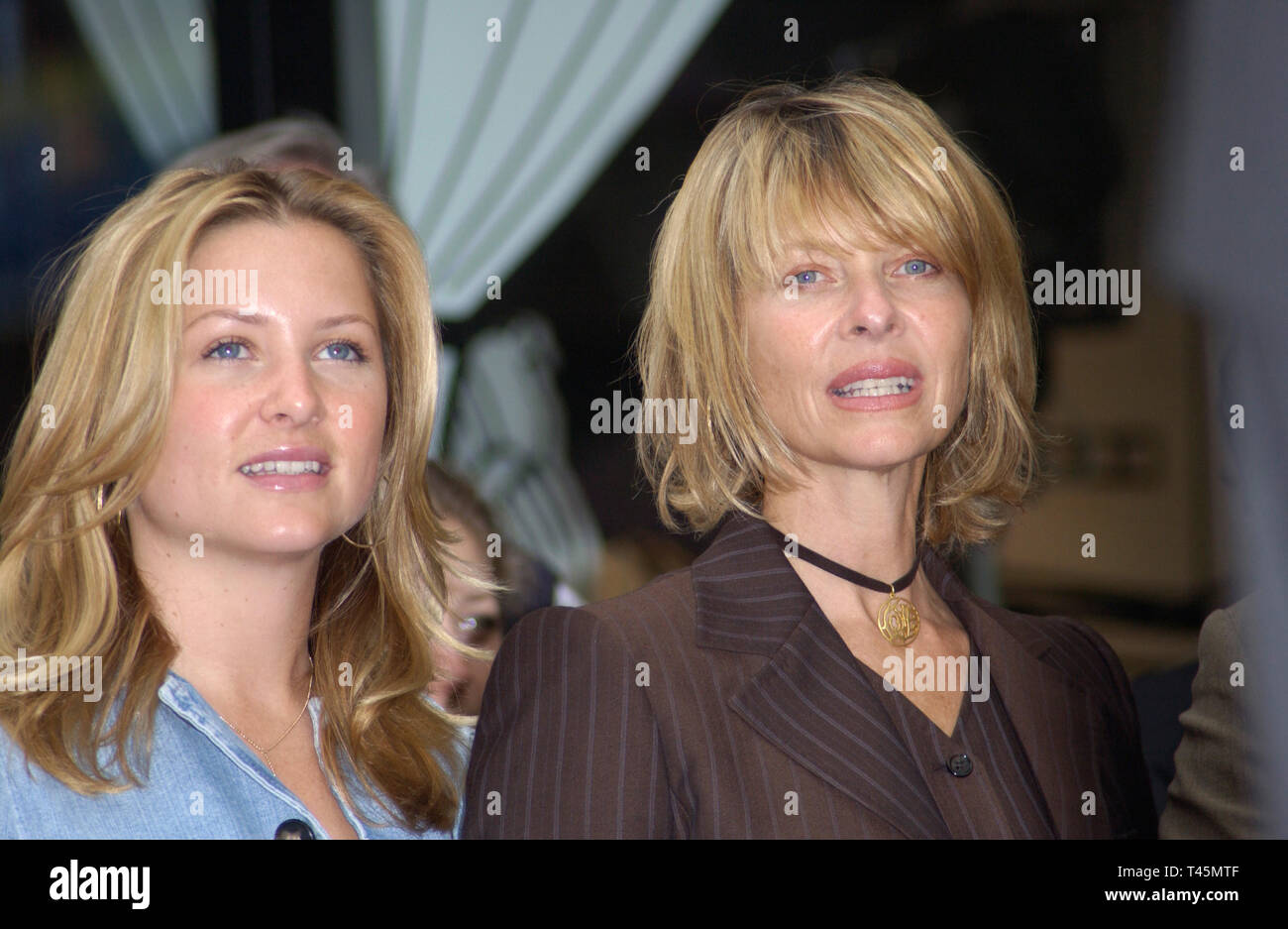 LOS ANGELES, CA. January 10, 2003 Actresses KATE CAPSHAW & daughter