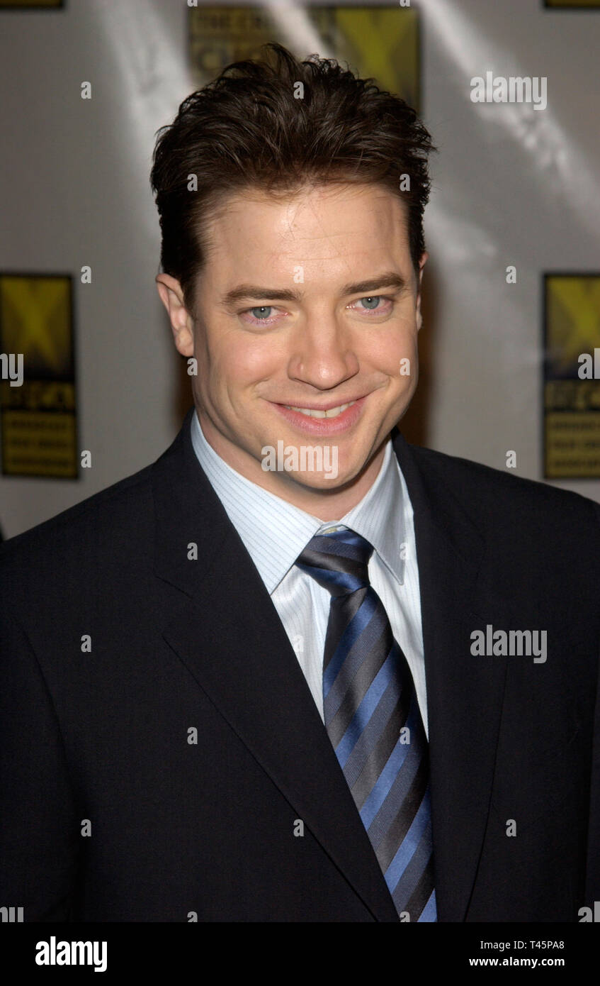 LOS ANGELES, CA. January 17, 2003: Actor BRENDAN FRASER at the ...