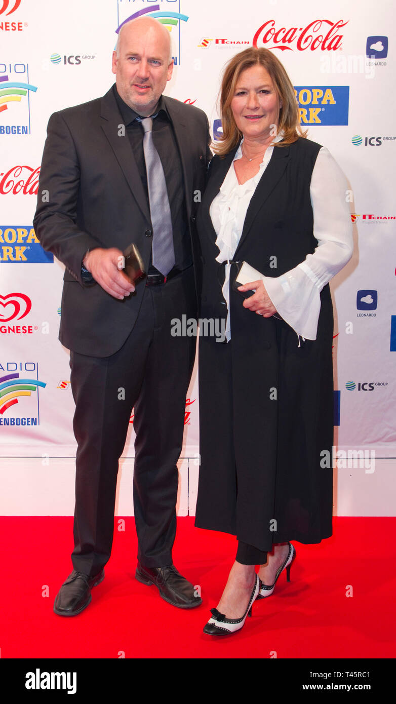 Rust Germany April 12 2019 Radio Regenbogen Award With Suzanne Von Borsody And Husband Jens Schniedenharn Stock Photo Alamy