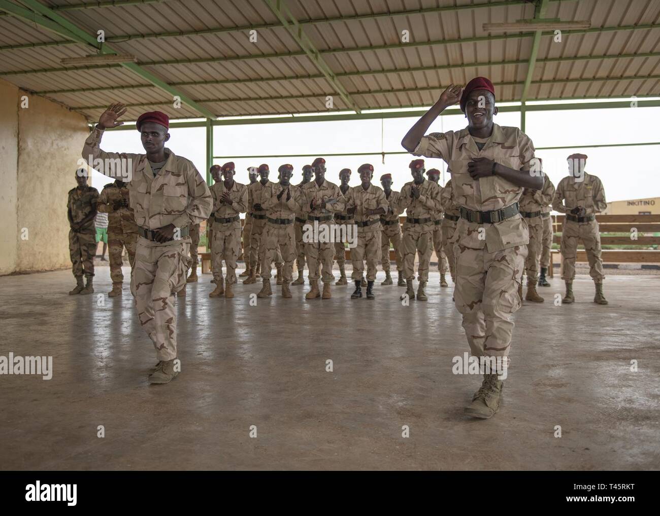 Rapid Intervention Battalion (RIB) soldiers from the Djiboutian army’s ...