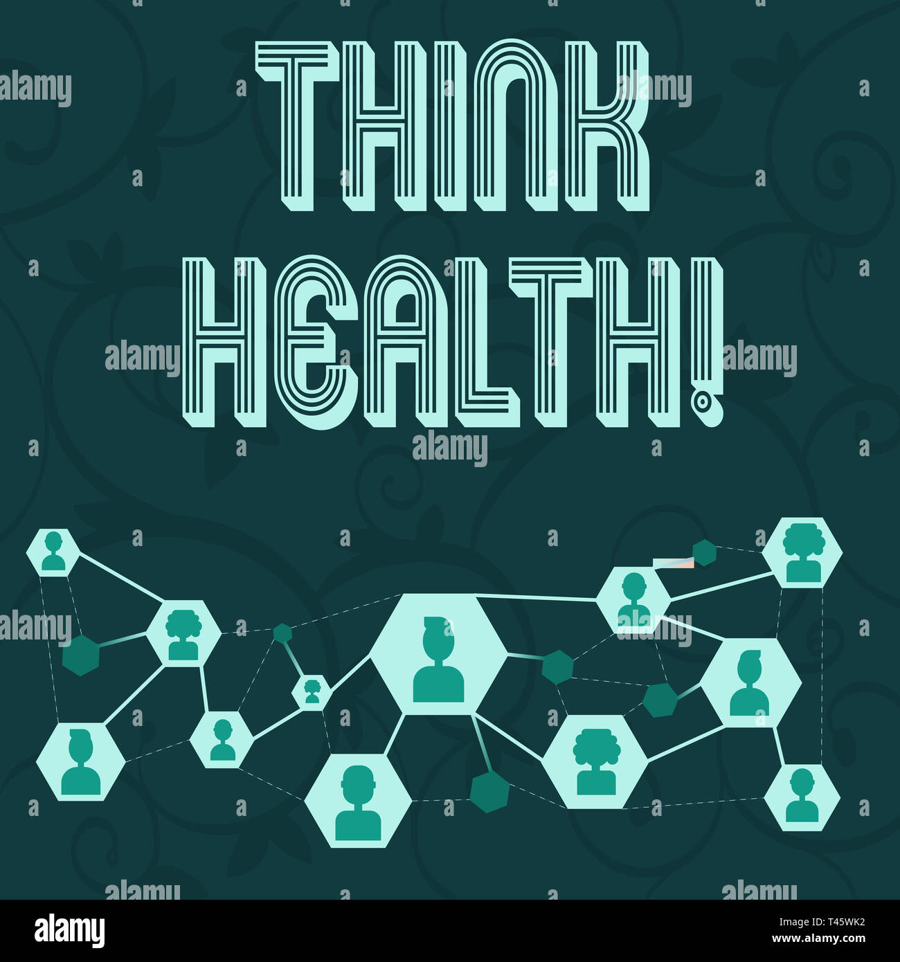 Conceptual hand writing showing Think Health. Concept meaning state of ...