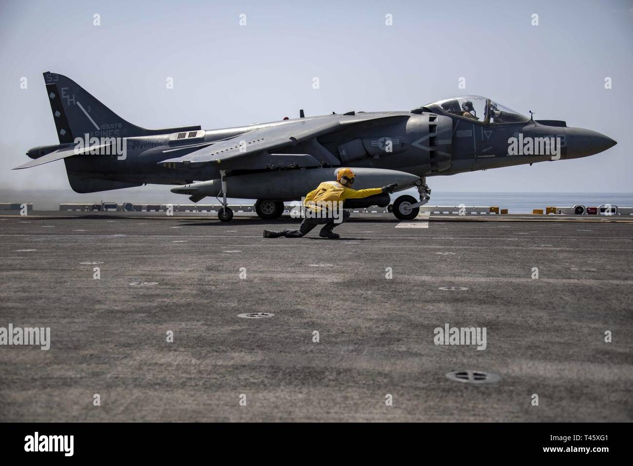 U.S. 5TH FLEET AREA OF OPERATIONS (March 10, 2019) Aviation Boatswain's ...