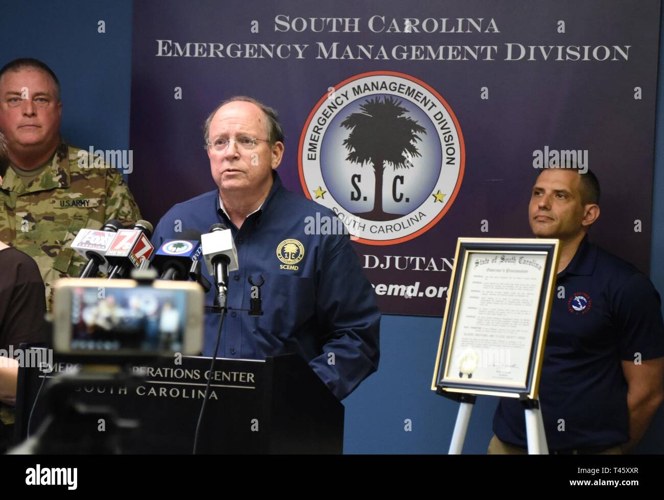 U.S. Army Maj. Gen. Van McCarty, the adjutant general for South