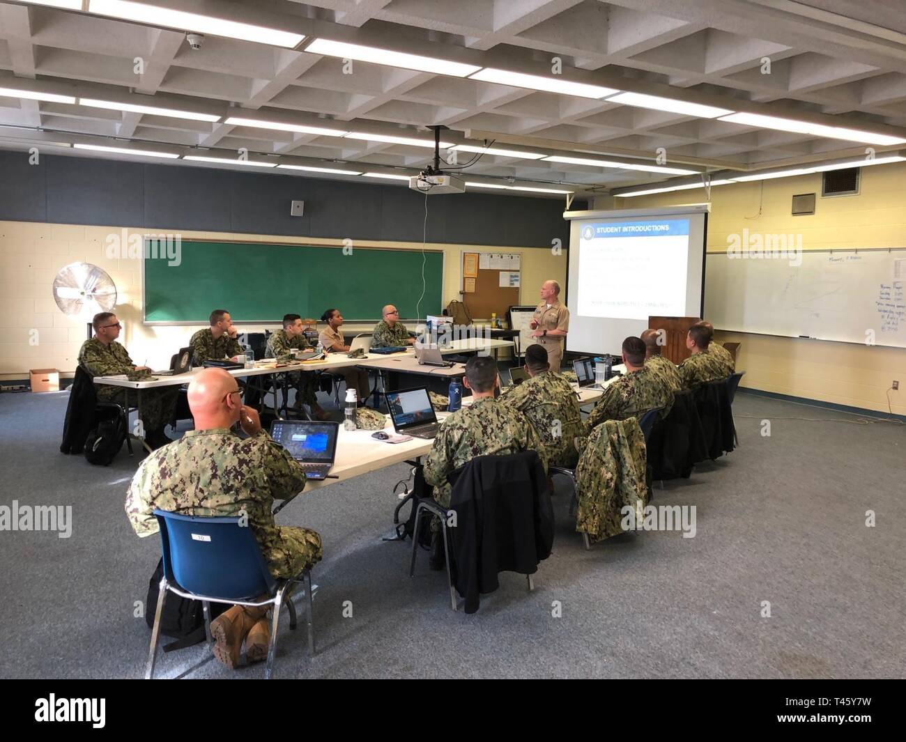 NEWPORT, R.I. (March 11, 2019) Capt. Steve Moses, commander, Naval