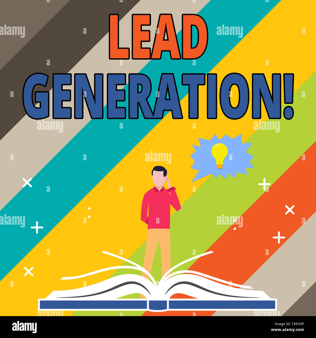 Word writing text Lead Generation. Business photo showcasing process ...