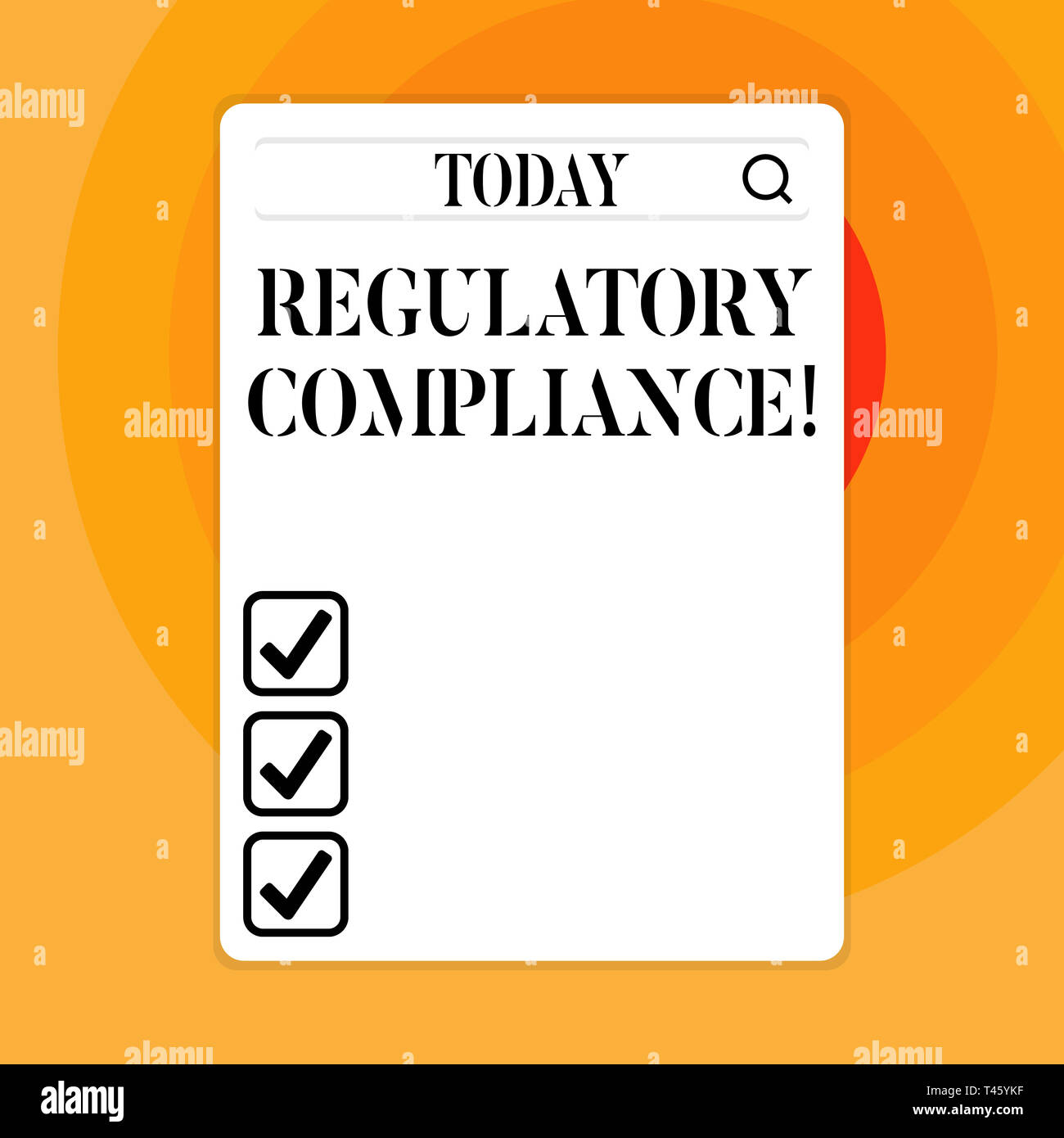 Text sign showing Regulatory Compliance. Business photo showcasing ...