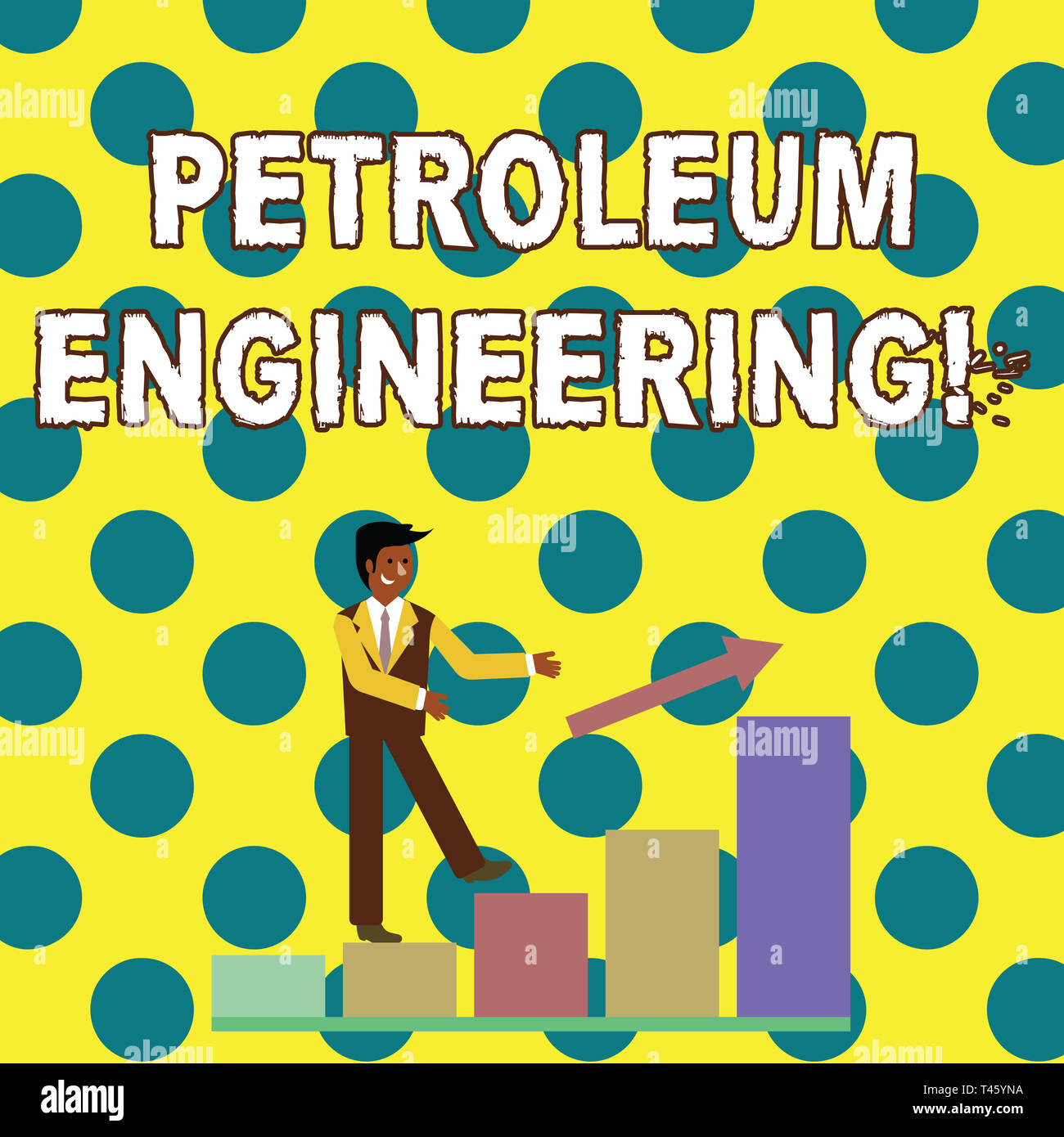 Conceptual hand writing showing Petroleum Engineering. Concept meaning Activities related to the