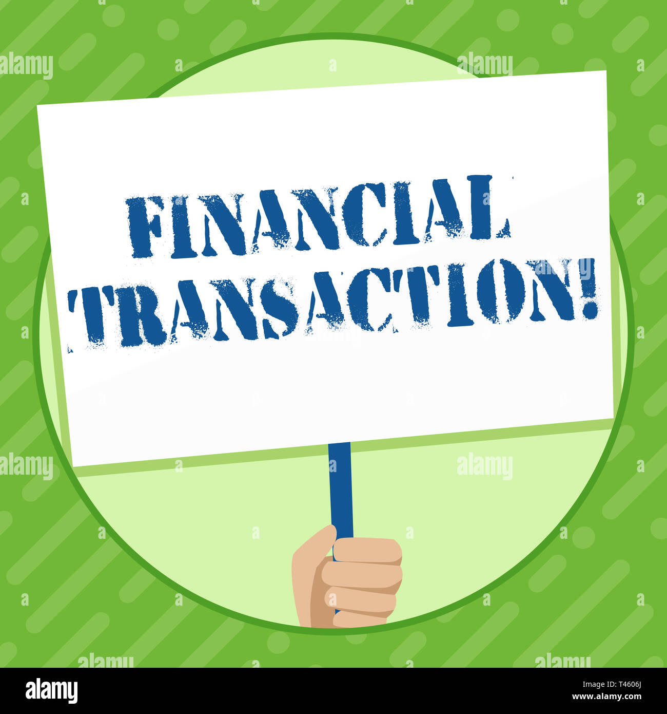 Writing note showing Financial Transaction. Business concept for ...