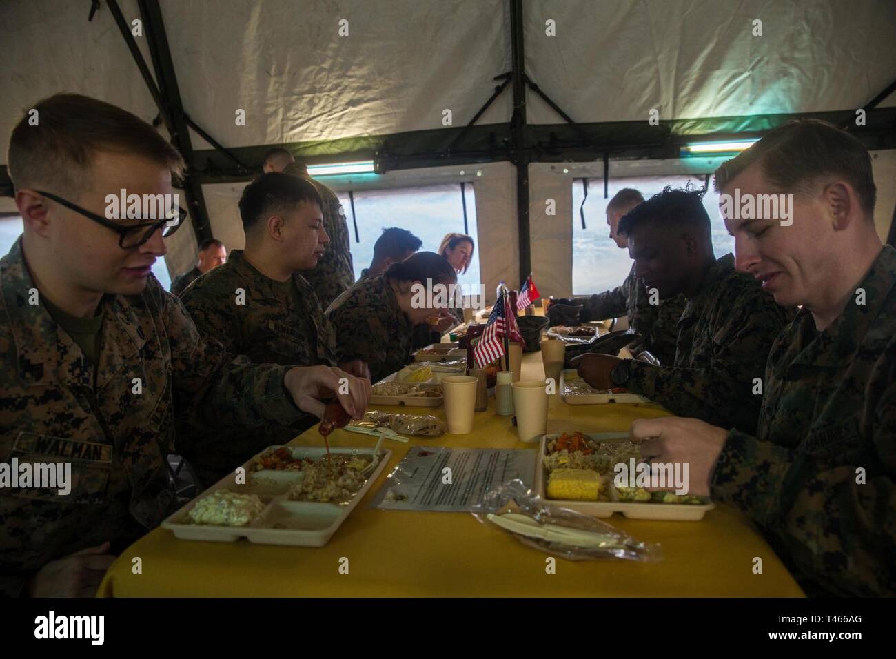 Major general william pendleton thompson hill food service award hires