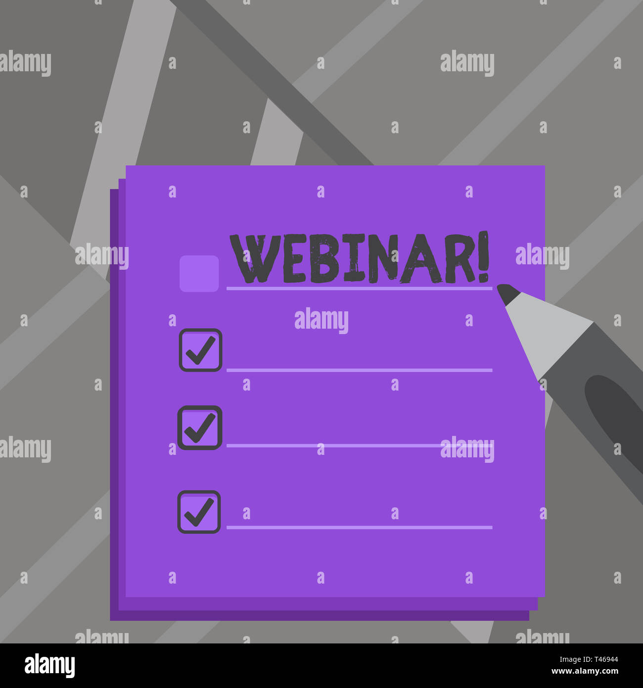 Handwriting text Webinar Conceptual photo seminar or other