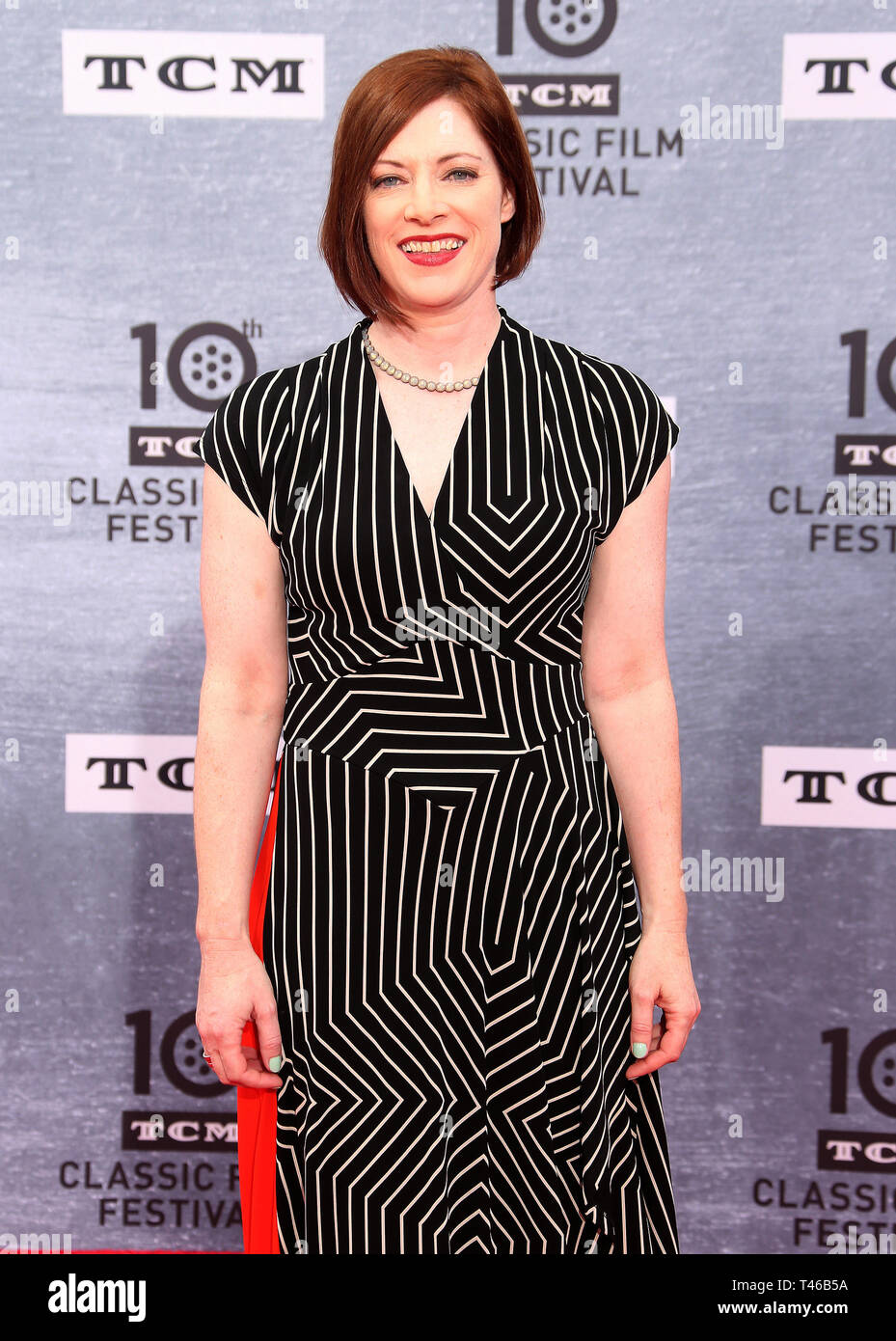 April 11, 2019 - Hollywood, California, U.S. - 11 April 2019 - Hollywood, California - . 2019 TCM Classic Film Festival Opening Night Gala And 30th Anniversary Screening Of ''When Harry Met Sally'' held at TCL Chinese Theatre. Photo Credit: Faye Sadou/AdMedia11 April 2019 - Hollywood, California - Genevieve McGillicuddy. 2019 TCM Classic Film Festival Opening Night Gala And 30th Anniversary Screening Of ''When Harry Met Sally'' held at TCL Chinese Theatre. Photo Credit: Faye Sadou/AdMedia (Credit Image: © Faye Sadou/AdMedia via ZUMA Wire) Stock Photo
