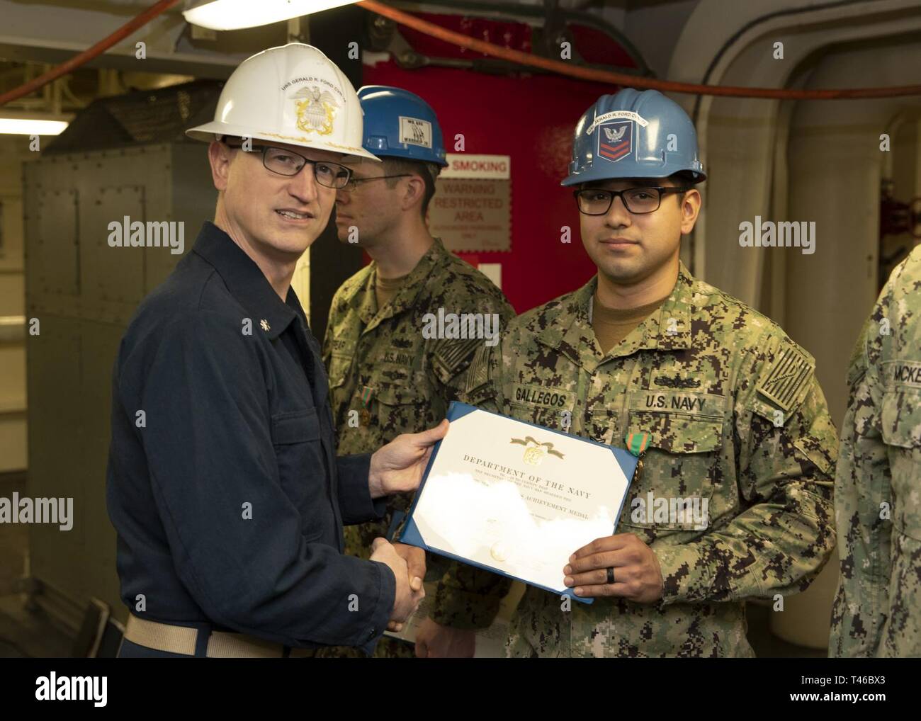 NEWPORT NEWS, Va. (March 11, 2019) Interior Communications Electrician