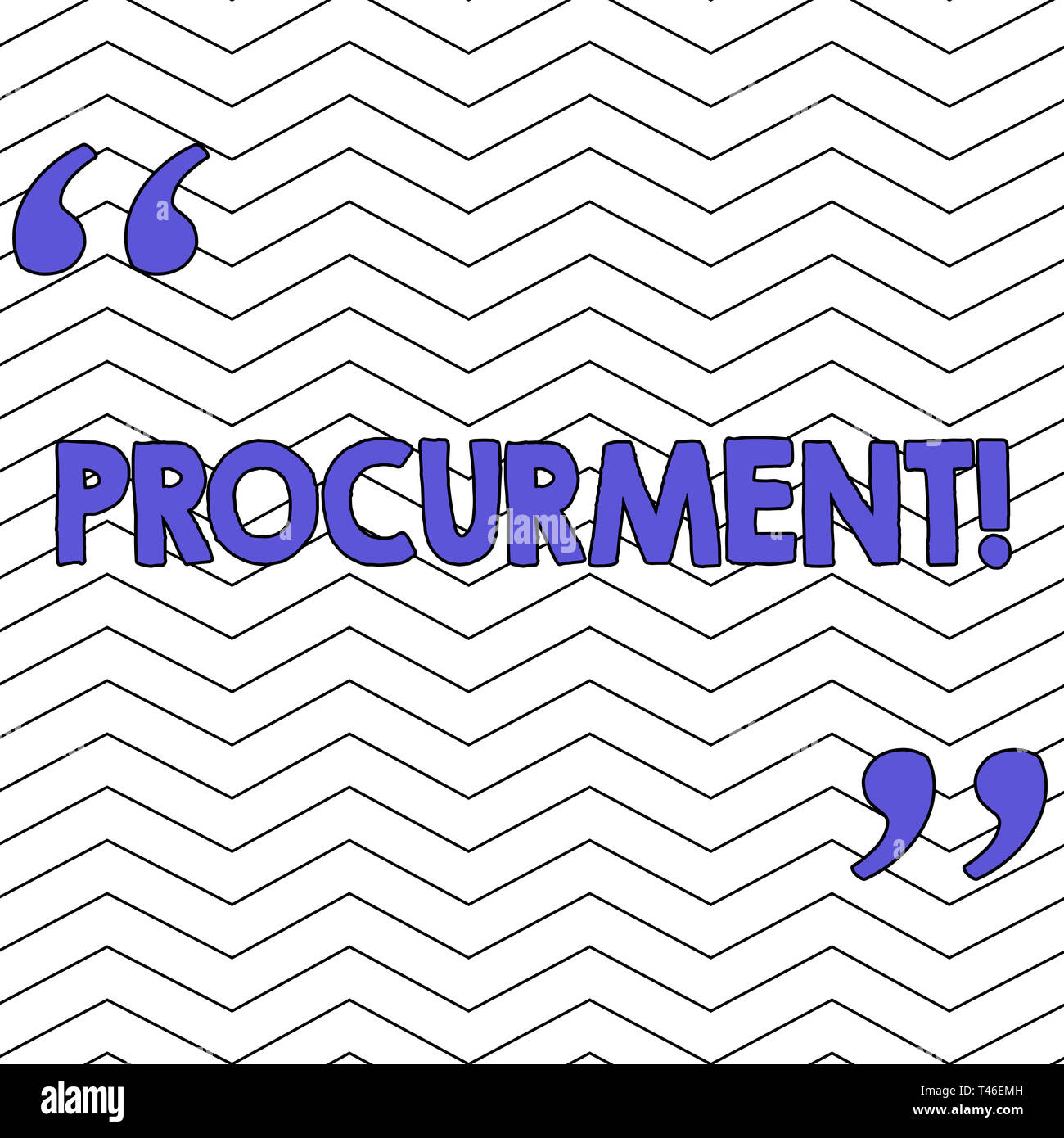 Writing note showing Procurment. Business concept for action of acquiring military equipment and supplies Pattern of Seamless Jagged Uneven Horizontal Stock Photo