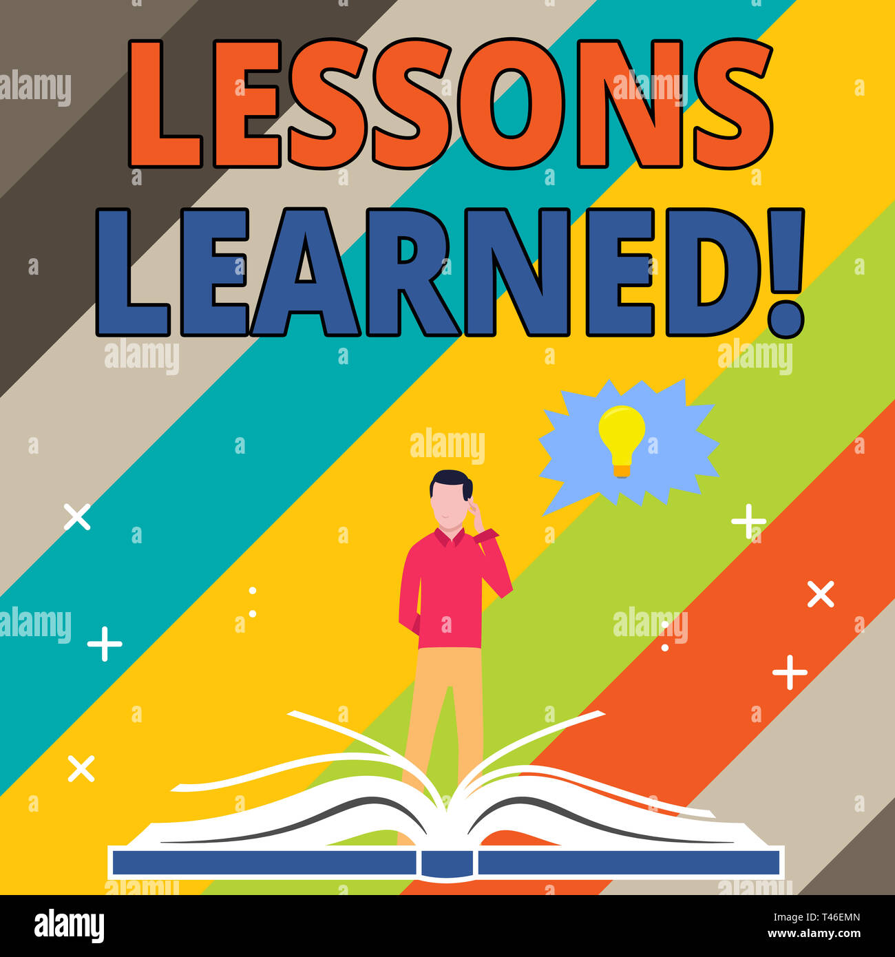 Lesson To Learn Title Word writing text Lessons Learned. Business photo showcasing learning ...