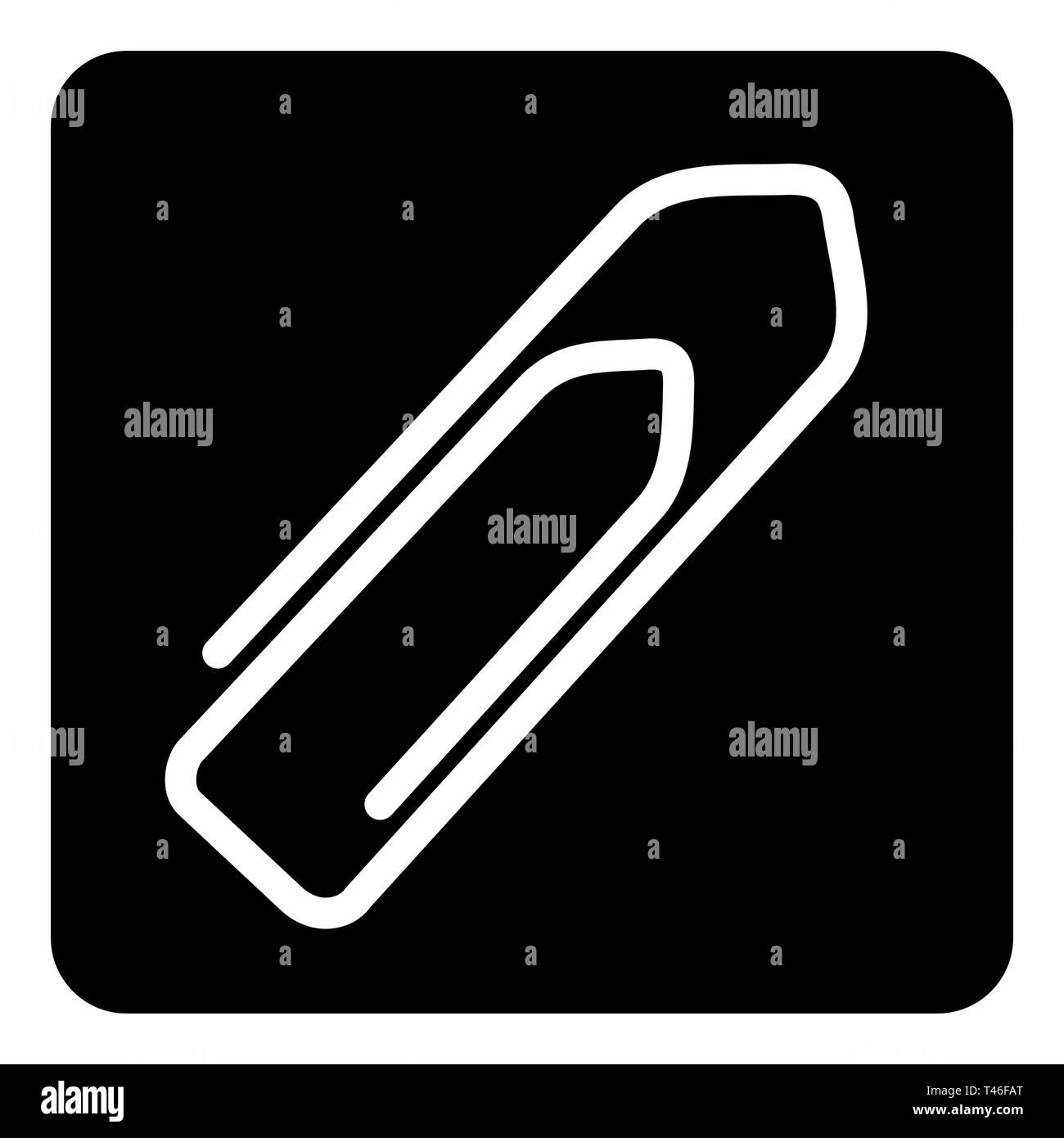 Paper clip icon Stock Vector Image & Art Alamy