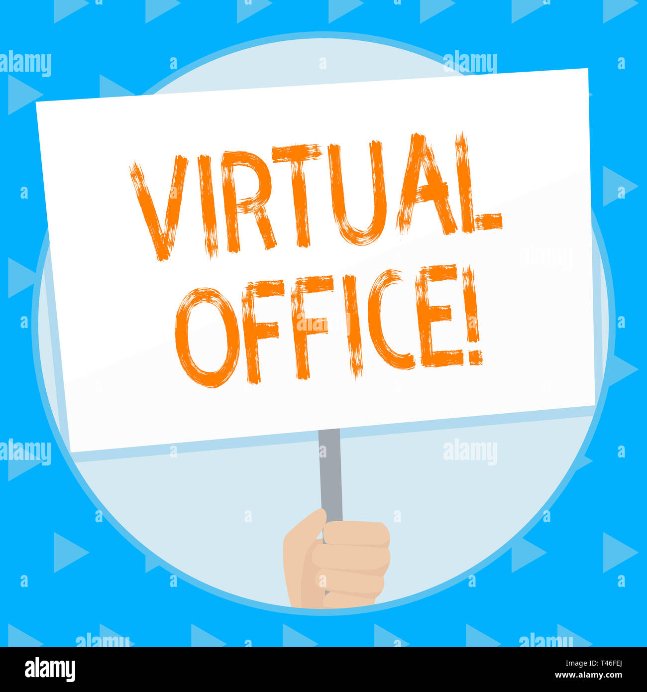 Word writing text Virtual Office. Business photo showcasing part of ...