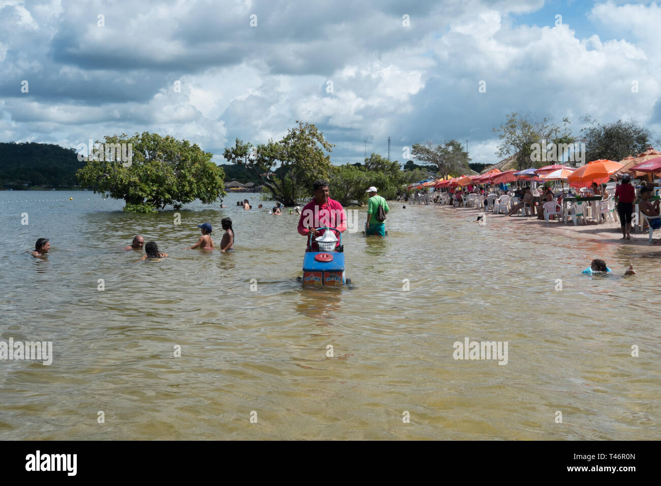 The Beach Alter Do Chao Brazil Stock Photo Alamy