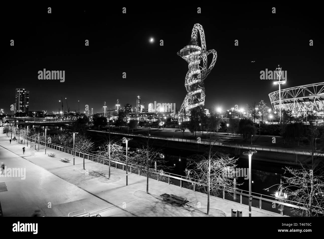 ArcelorMittal Orbit designed by Sir Anish Kapoor and Cecil Balmond, Olympic Park Stock Photo