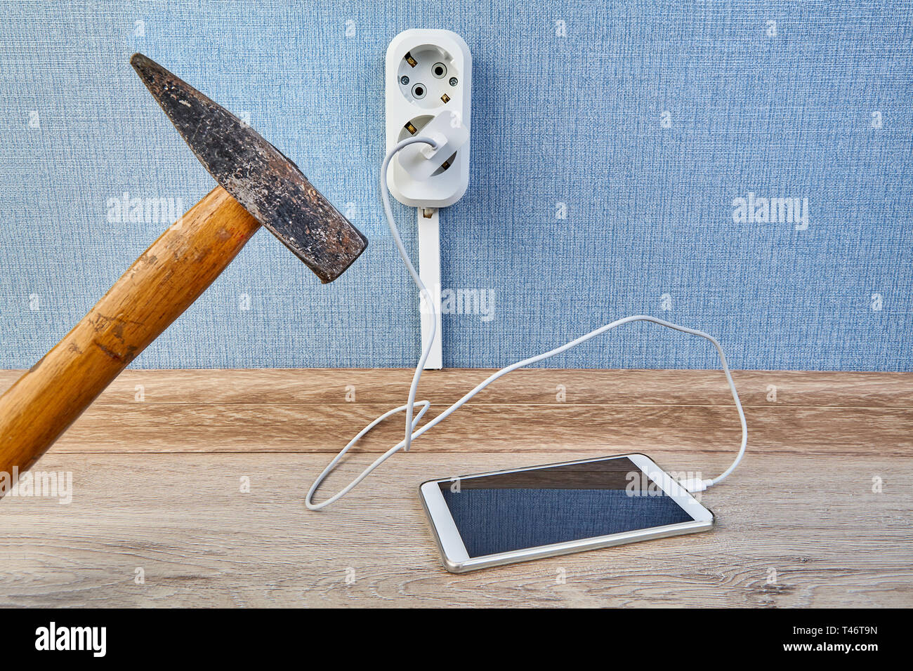 Danger of leaving our mobile phones plugged into the charger once