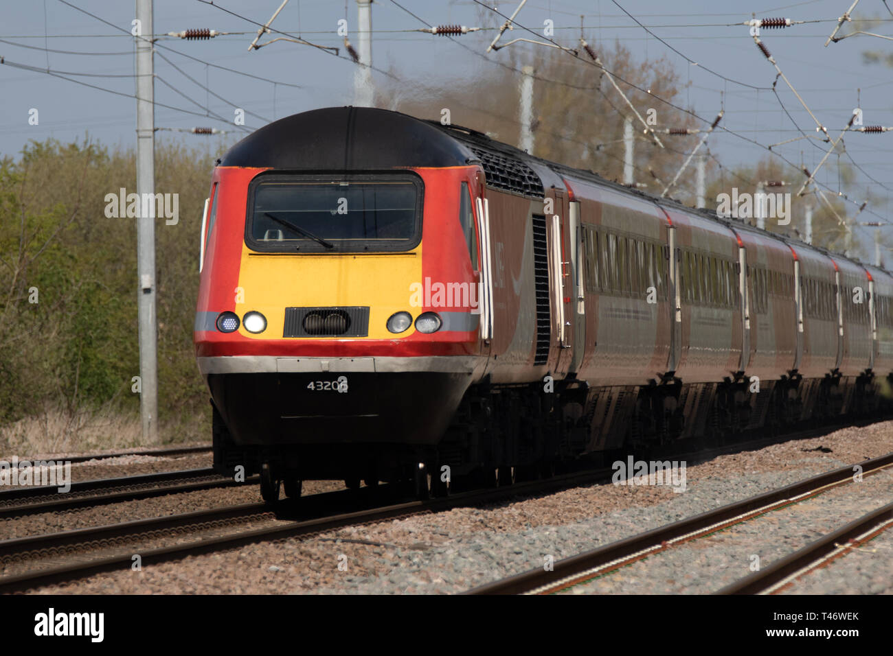 LNER High Speed Train Stock Photo
