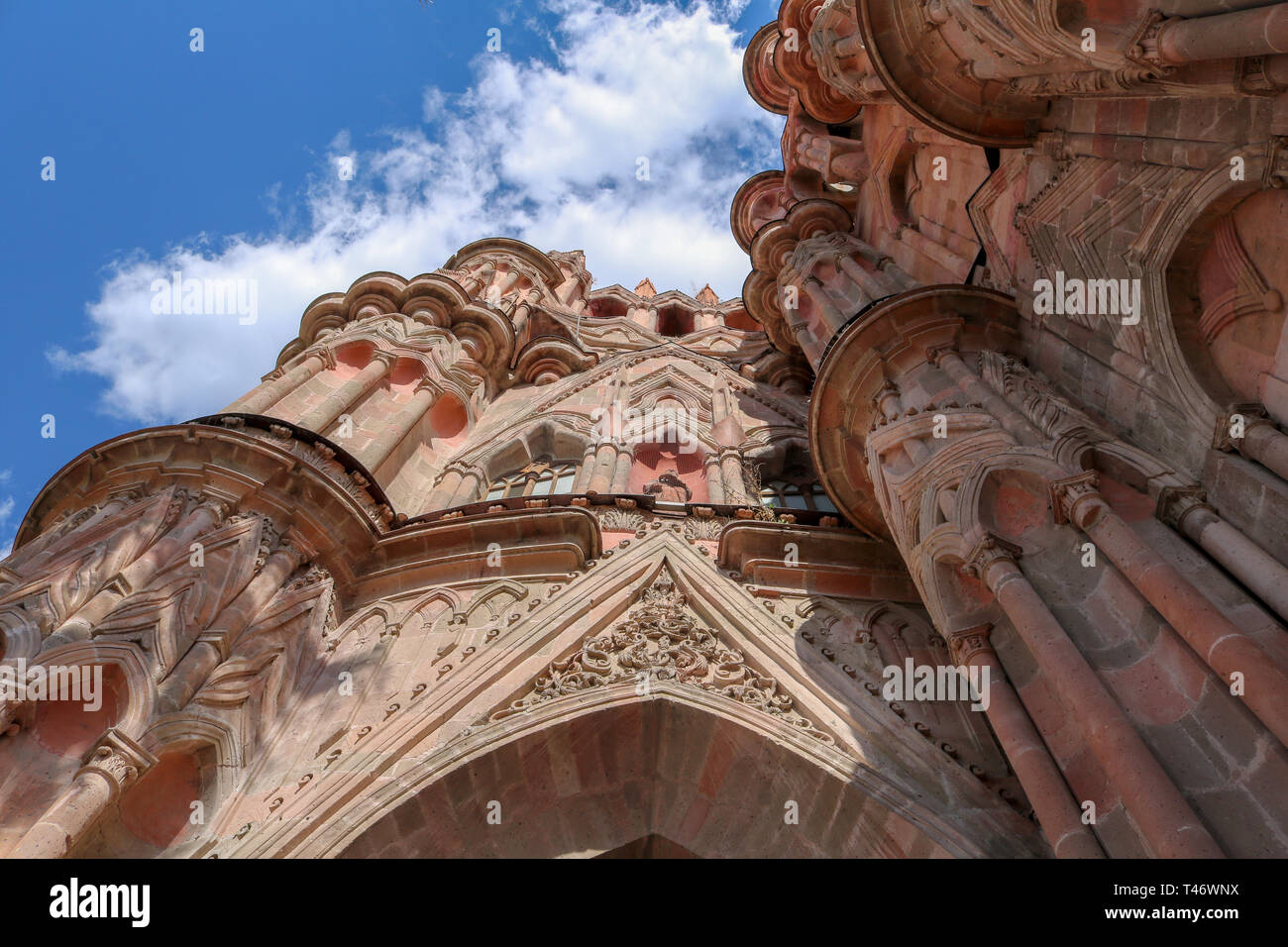 Parroquia San Miguel de Allende mexico Stock Photo