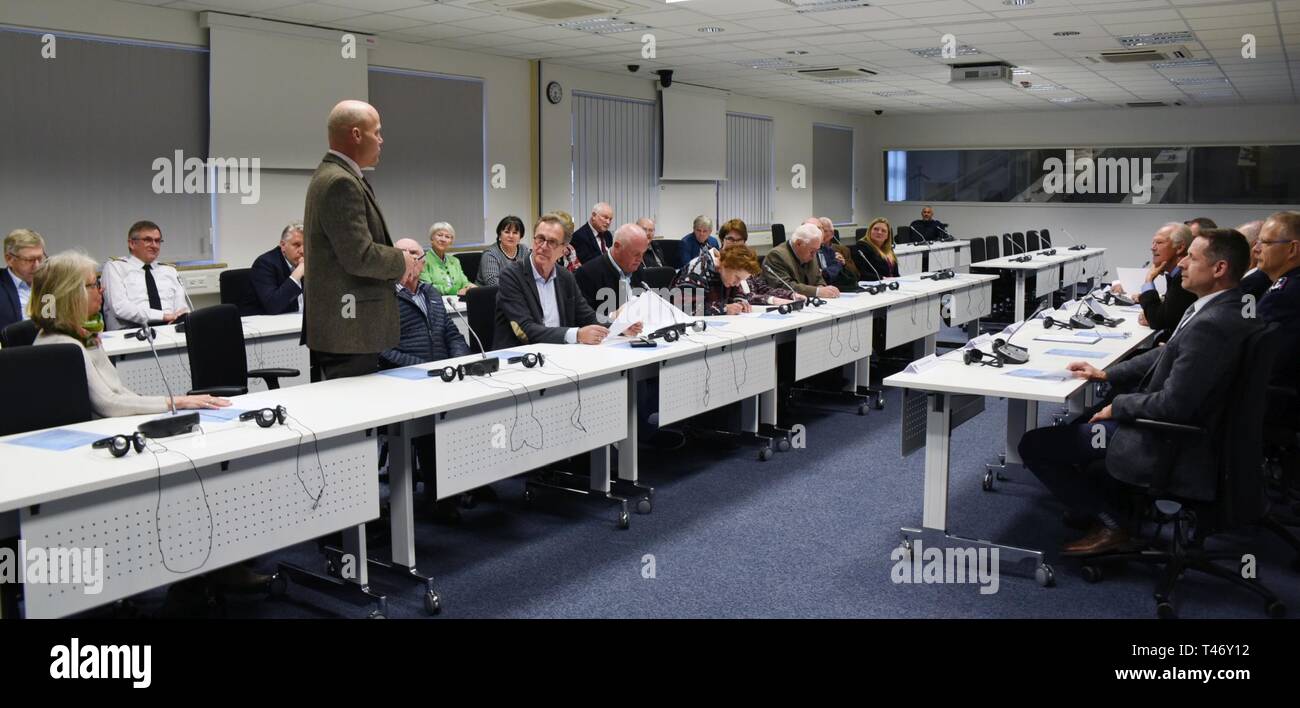 GARMISCH-PARTENKIRCHEN, Germany (March 12, 2019)  –  The Friends of the Marshall Center held its annual meeting at the George C. Marshall European Center for Security Studies March 12, as part of the Marshall Center’s community relations strategy. Stock Photo