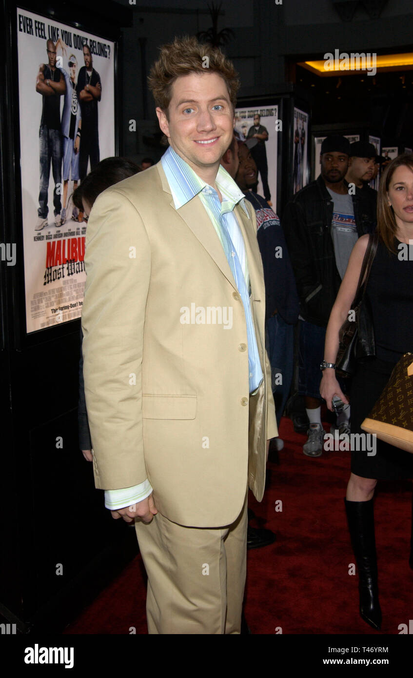 LOS ANGELES, CA. April 10, 2003: Actor JAMIE KENNEDY at the Los Angeles premiere of his new movie Malibu's Most Wanted. Stock Photo