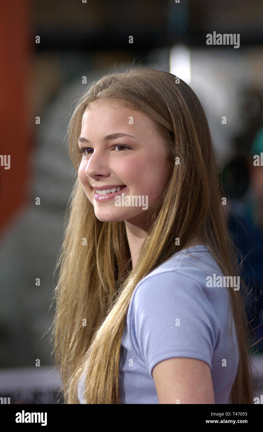 LOS ANGELES, CA. April 10, 2003: Actress EMILY VANCAMP at the Los Angeles premiere of Malibu's Most Wanted. Stock Photo