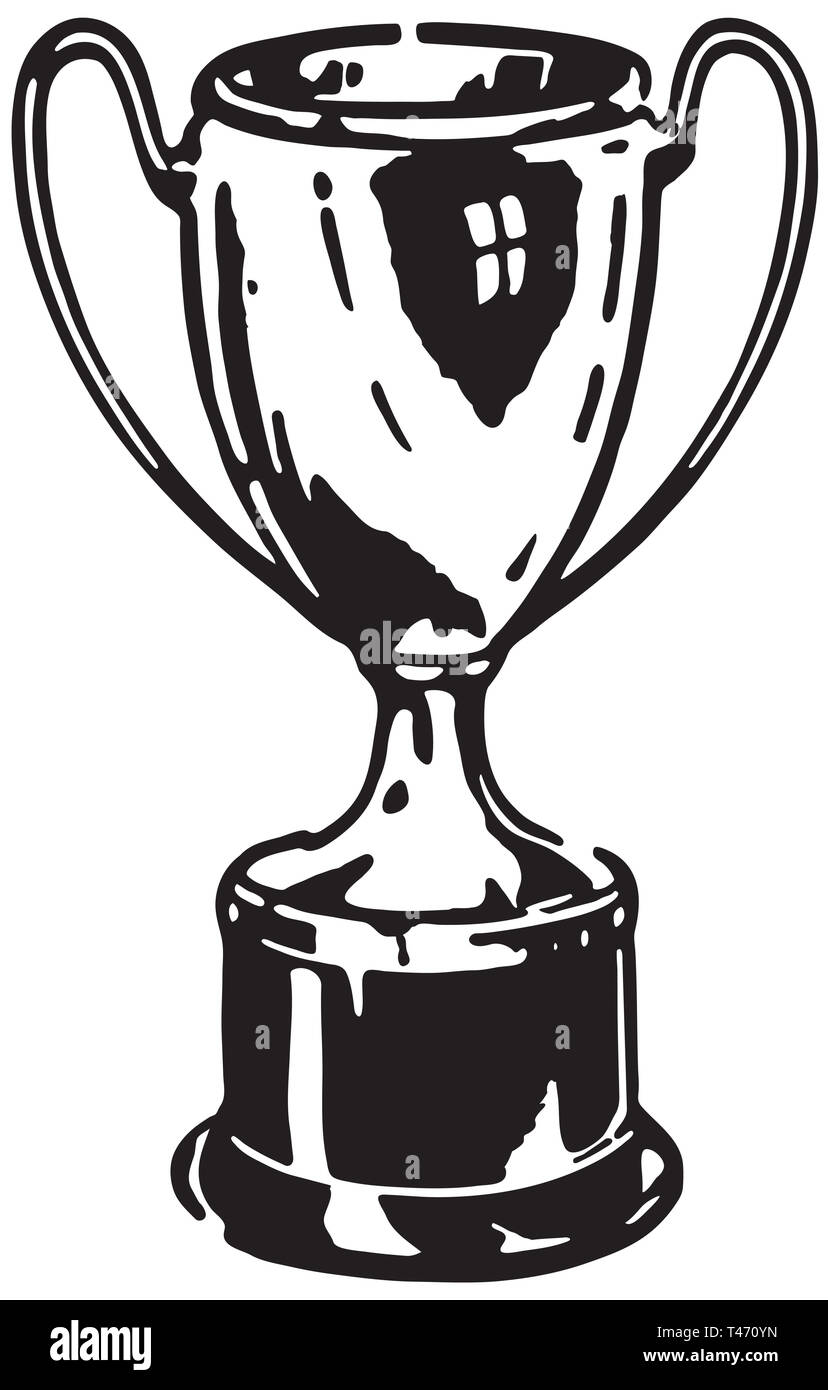 Silver trophy clipart hi-res stock photography and images - Alamy