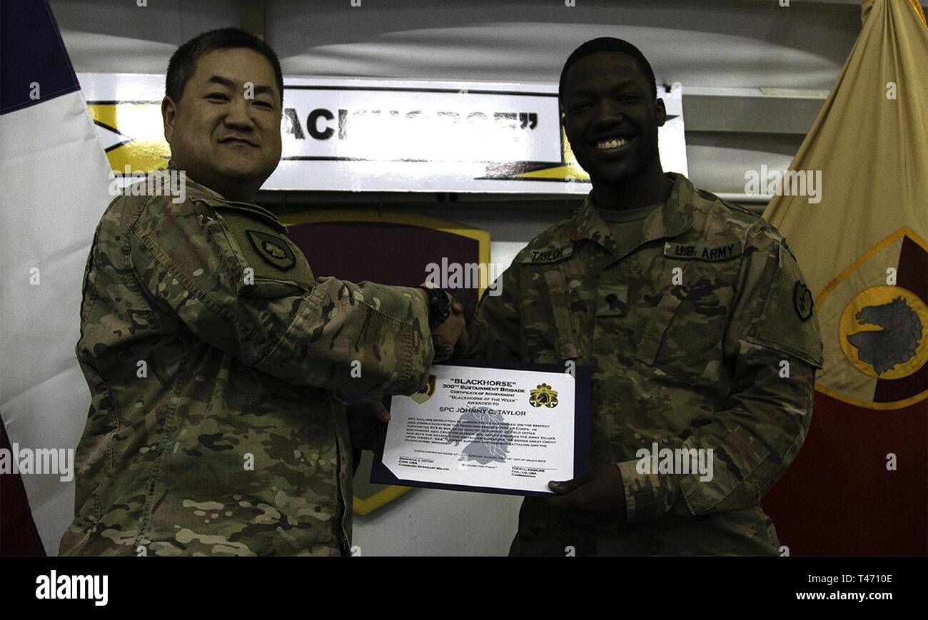 Lt Col Jeremy Baran 300th Sustainment Brigade Deputy Commander 