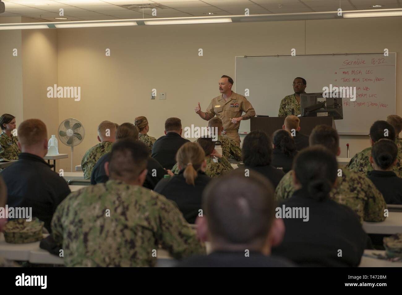(SAN ANTONIO) Chief Hospital Corpsman Mark Francesco, an instructor