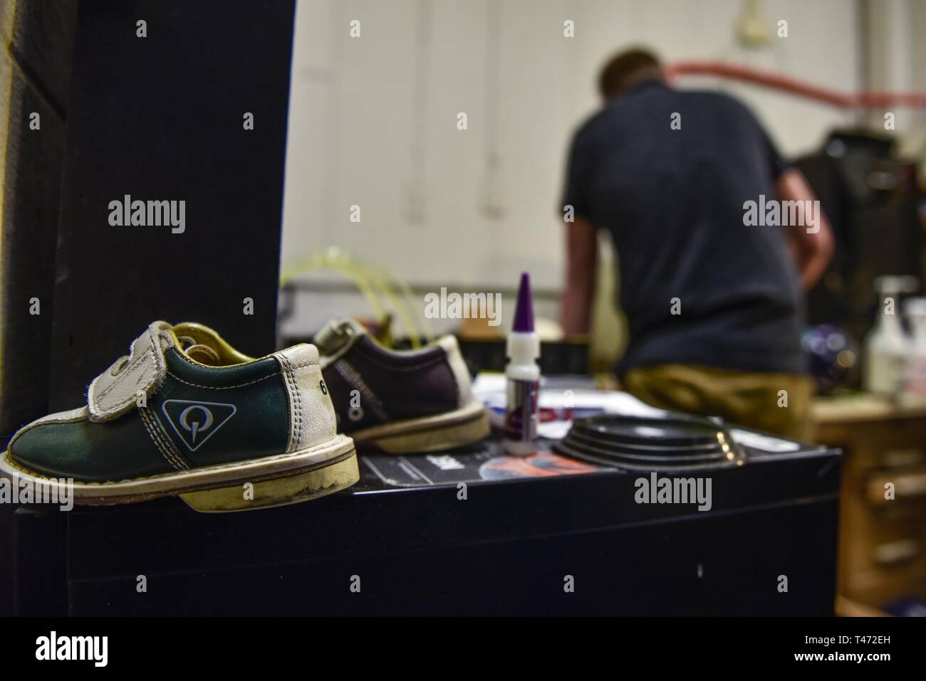 Beale Air Force Base Bowling Lanes High Resolution Stock Photography