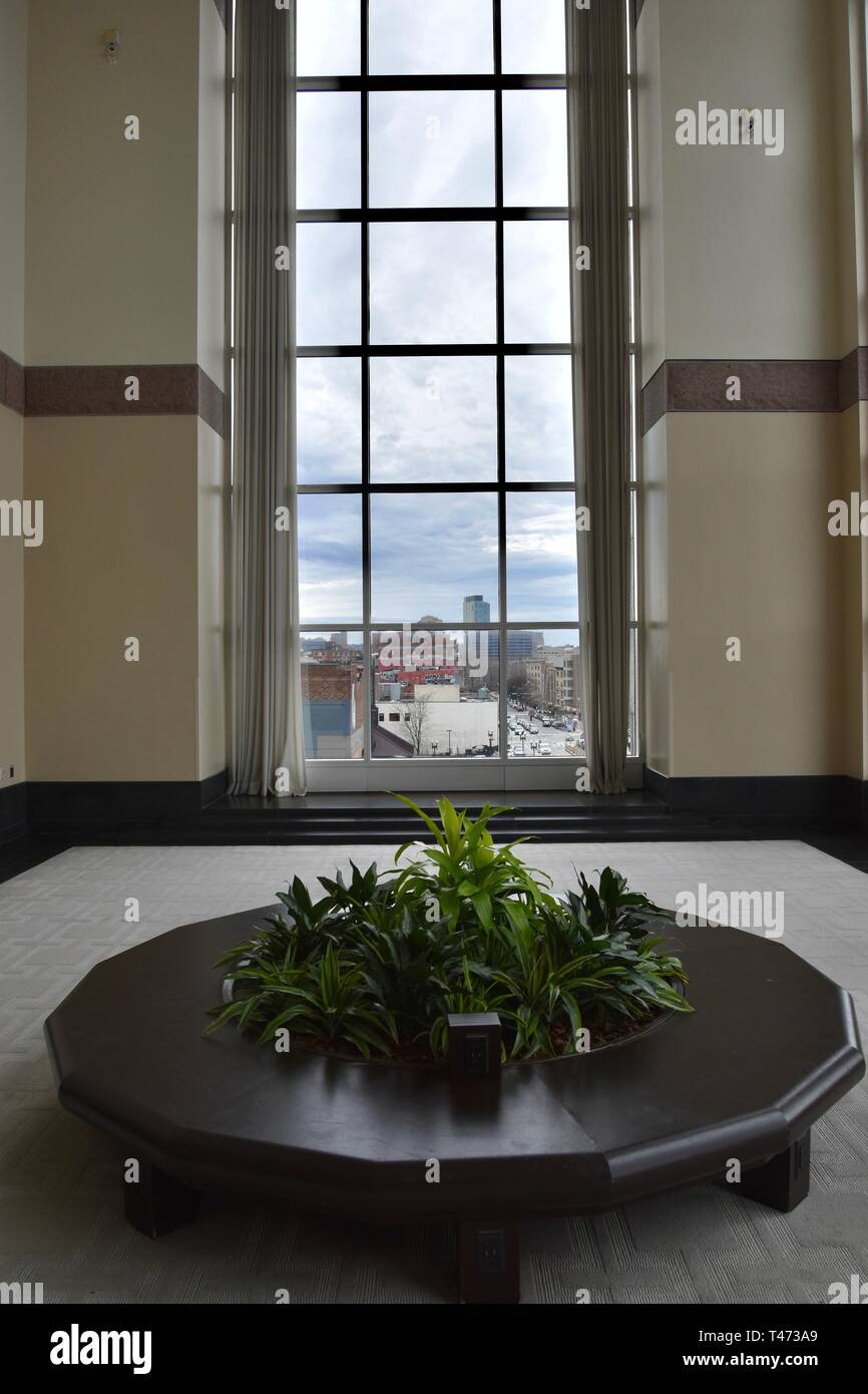 The Boston Back Bay skyline as seen from atop Hynes Convention Center, Boston, Massachusetts