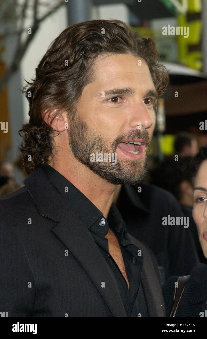 LOS ANGELES, CA. June 17, 2003: Actor ERIC BANA & date at world premiere of his new movie The Hulk at Universal Studios Hollywood. Stock Photo