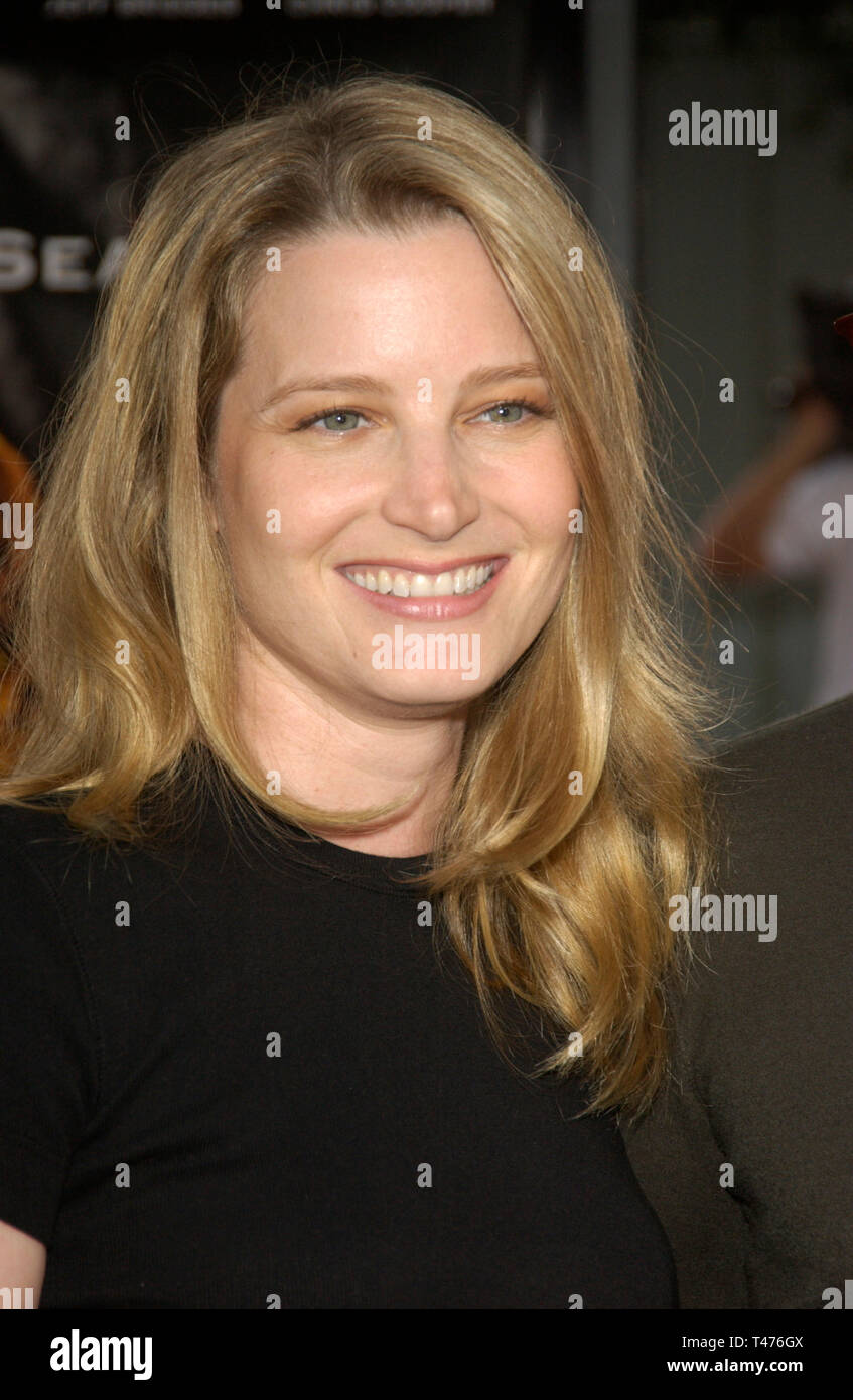 LOS ANGELES, CA. July 22, 2003: Actress BRIDGET FONDA at the world premiere, in Los Angeles, of Seabiscuit. Stock Photo