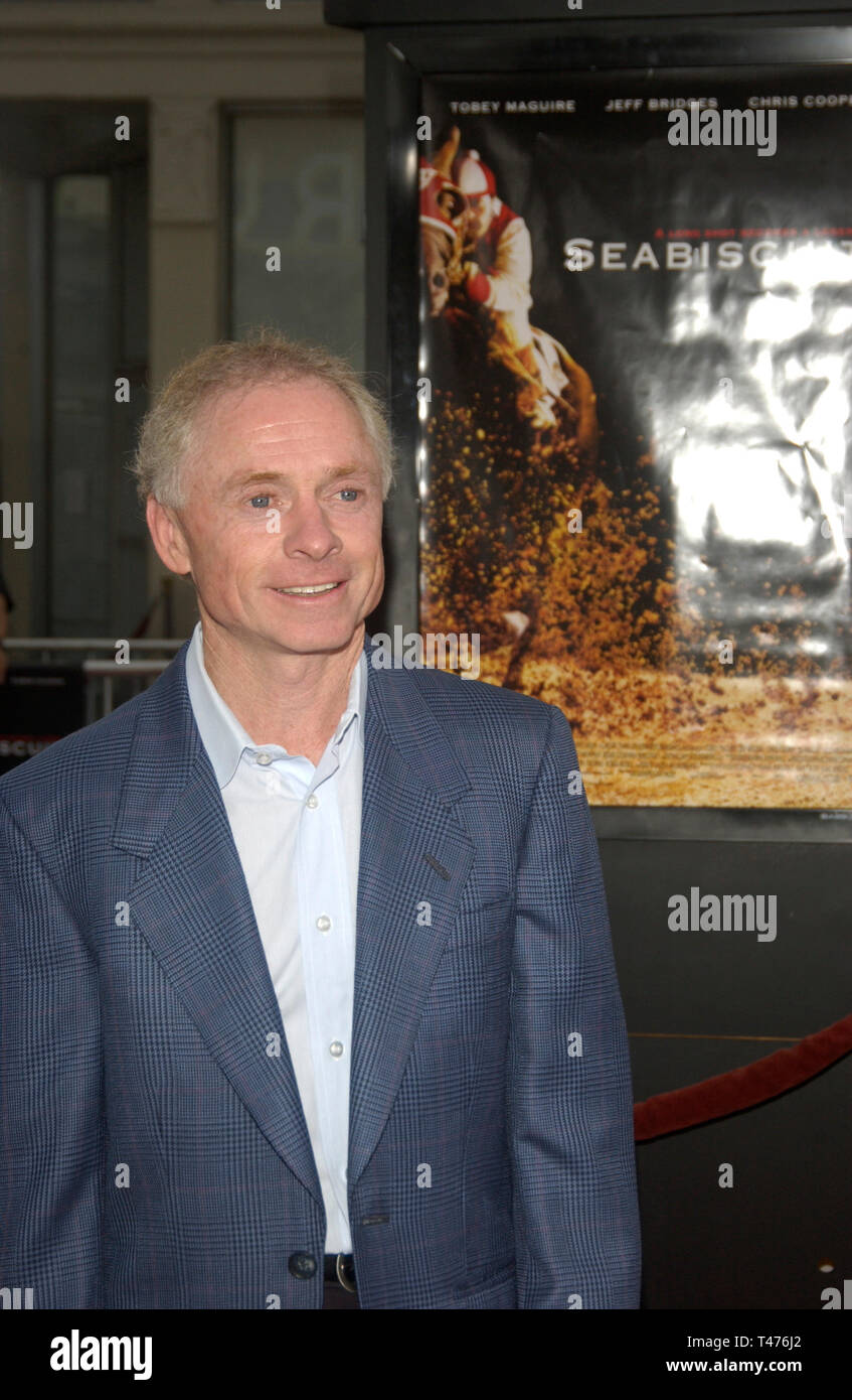 LOS ANGELES, CA. July 22, 2003: Jockey CHRIS McCARRON at the world premiere, in Los Angeles, of Seabiscuit. Stock Photo