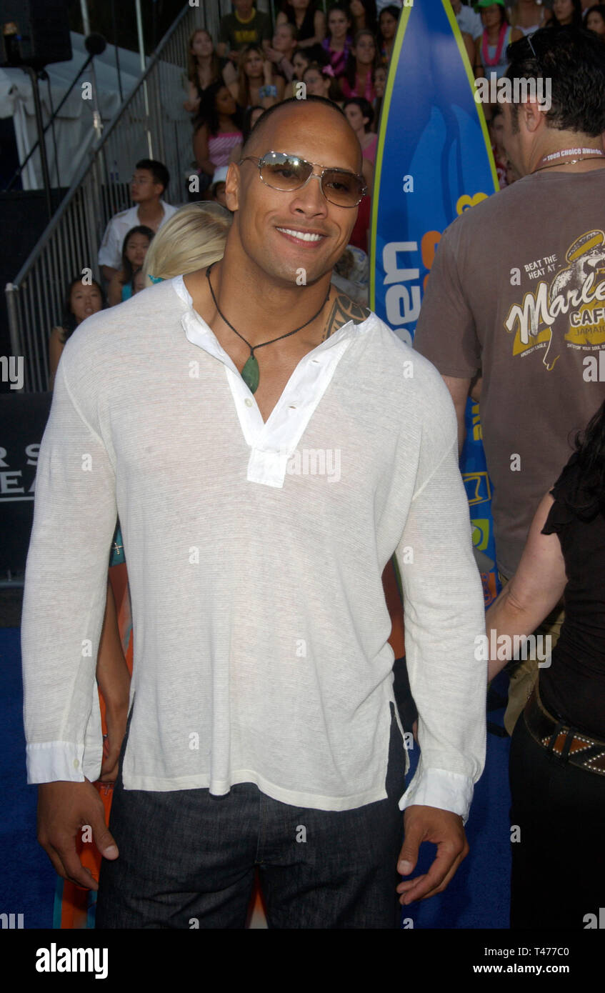 LOS ANGELES, CA. August 02, 2003: DWAYNE JOHNSON - THE ROCK - at the