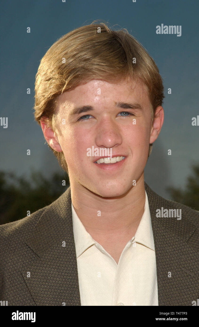 LOS ANGELES, CA. August 11, 2003 Actor HALEY JOEL OSMENT at world(02)