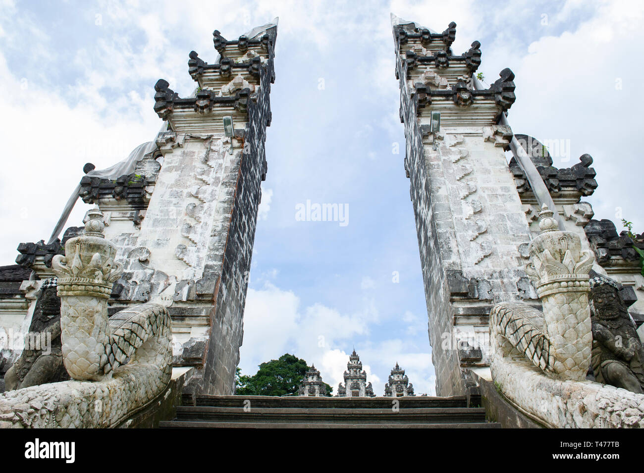 The Gates Of Heaven A Popular Tourist Attraction At Pura Penataran Agung Lempuyang Lempuyang Temple In Bali Indonesia Stock Photo Alamy