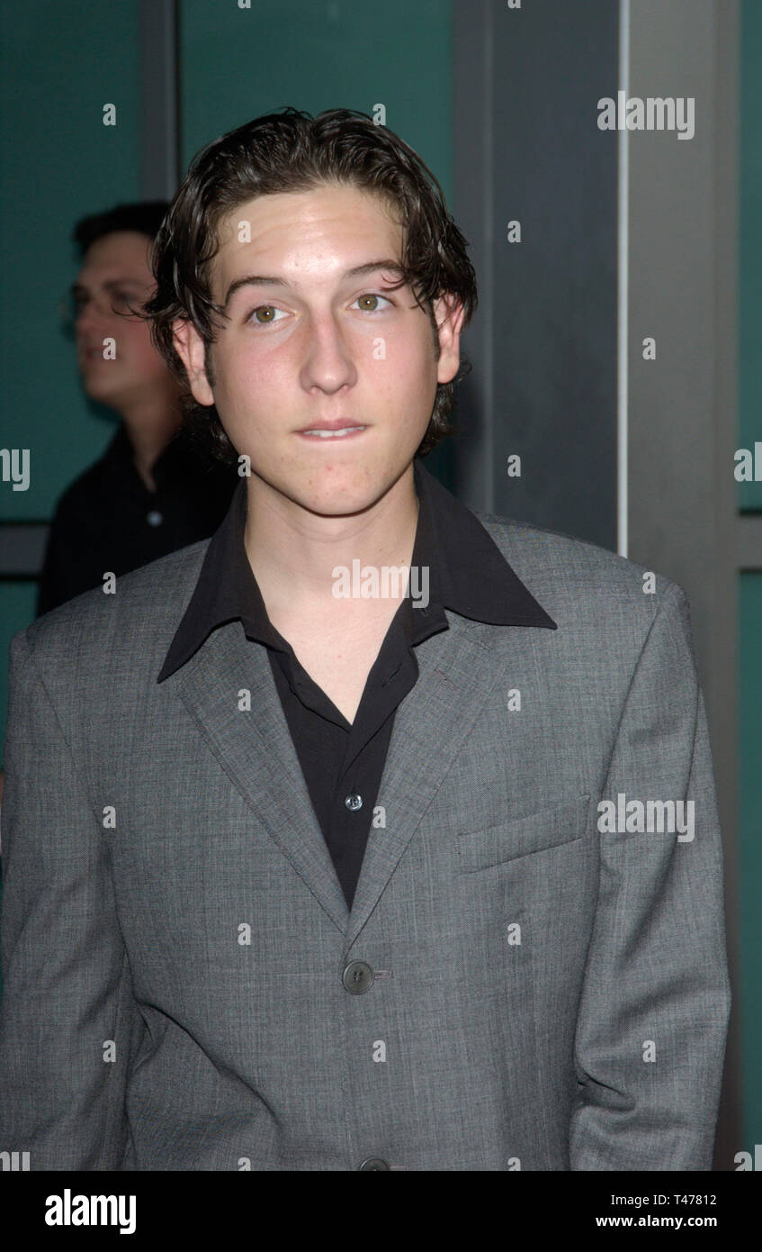 LOS ANGELES, CA. August 13, 2003: Actor CHRISTOPHER MARQUETTE at the world premiere, in Hollywood, of his new movie Freddy vs. Jason. Stock Photo