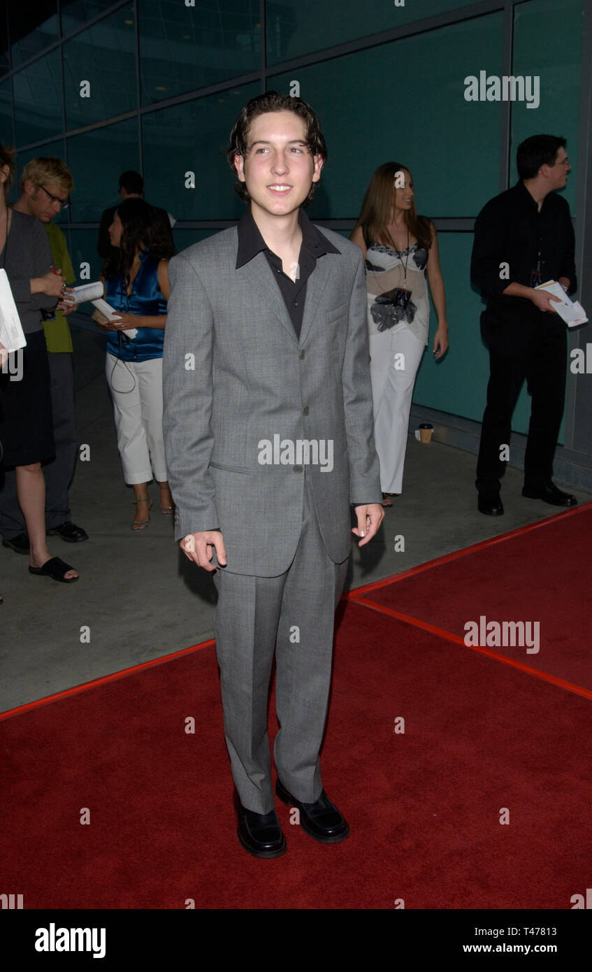 LOS ANGELES, CA. August 13, 2003: Actor CHRISTOPHER MARQUETTE at the world premiere, in Hollywood, of his new movie Freddy vs. Jason. Stock Photo