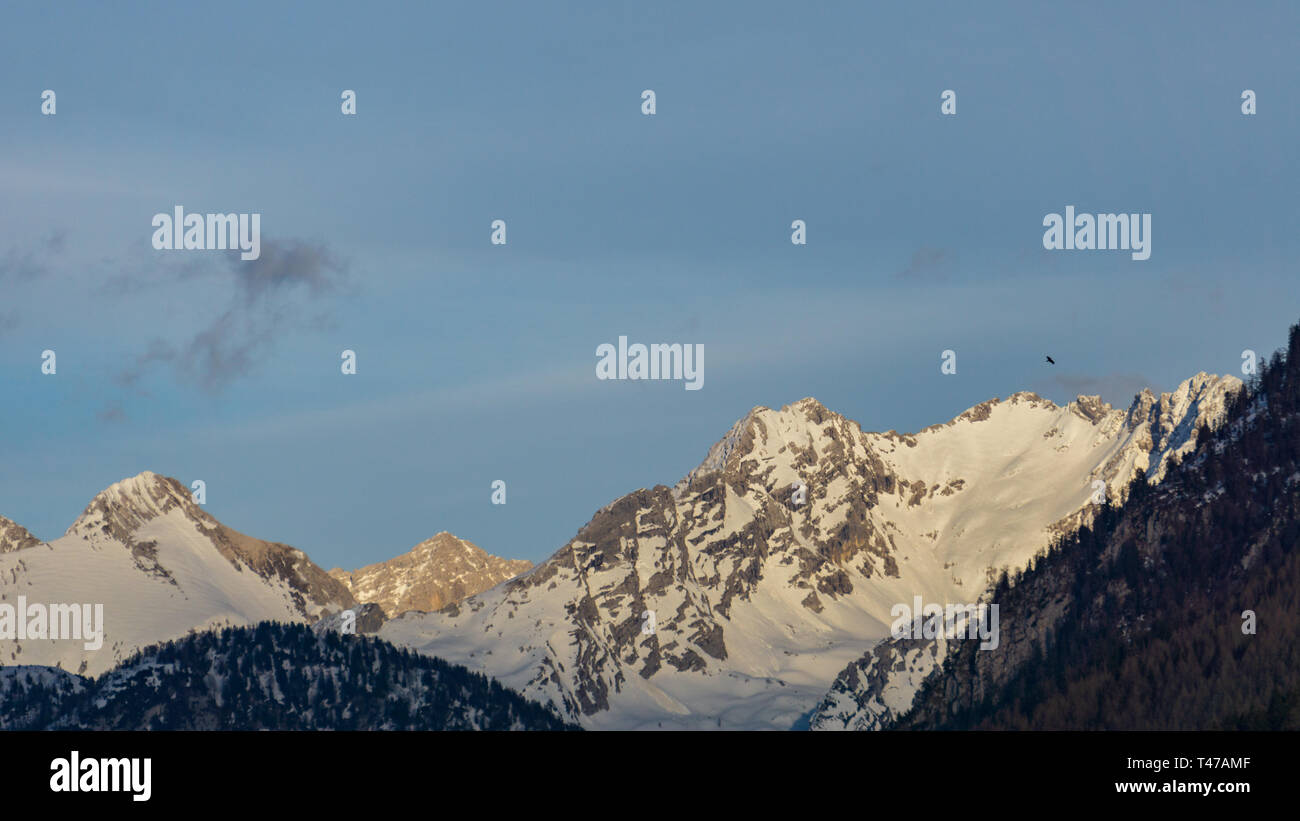 Snow in the Alps Stock Photo Alamy