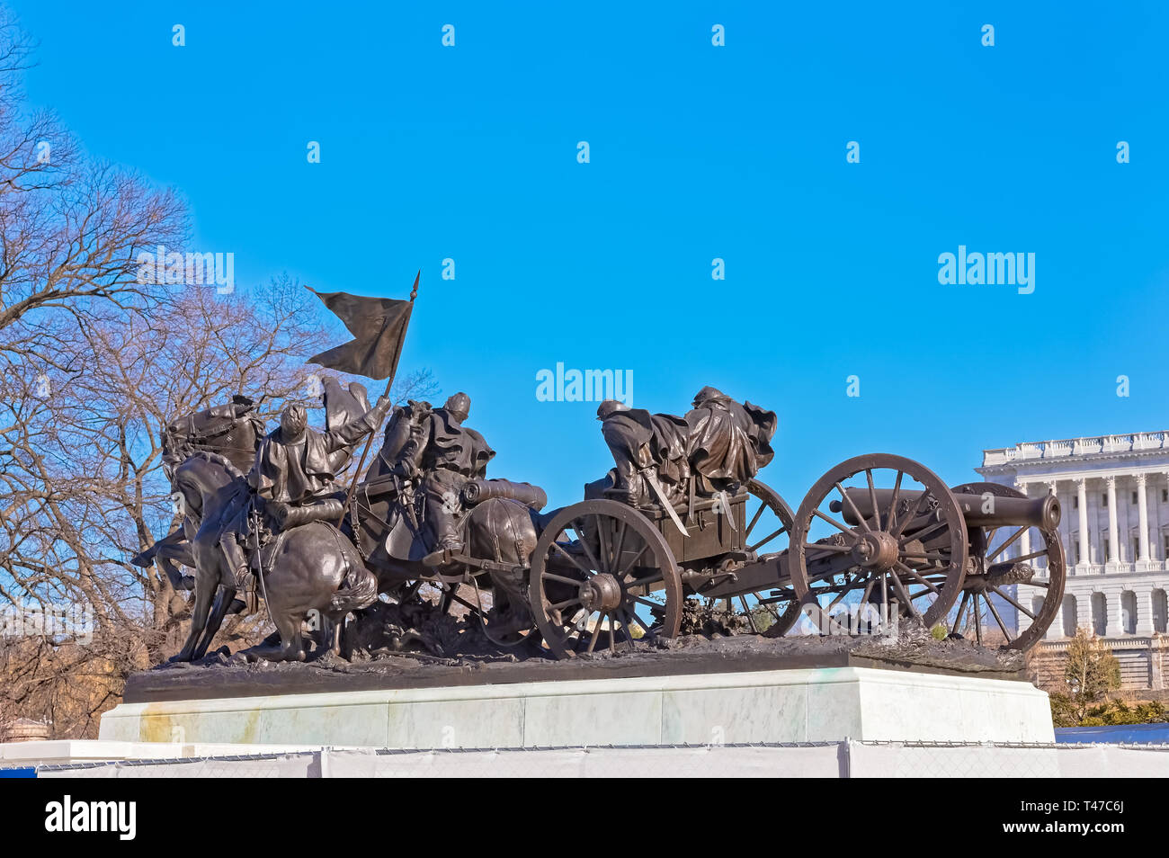 Ulysses S. Grant Civil war monument in Washington DC Stock Photo
