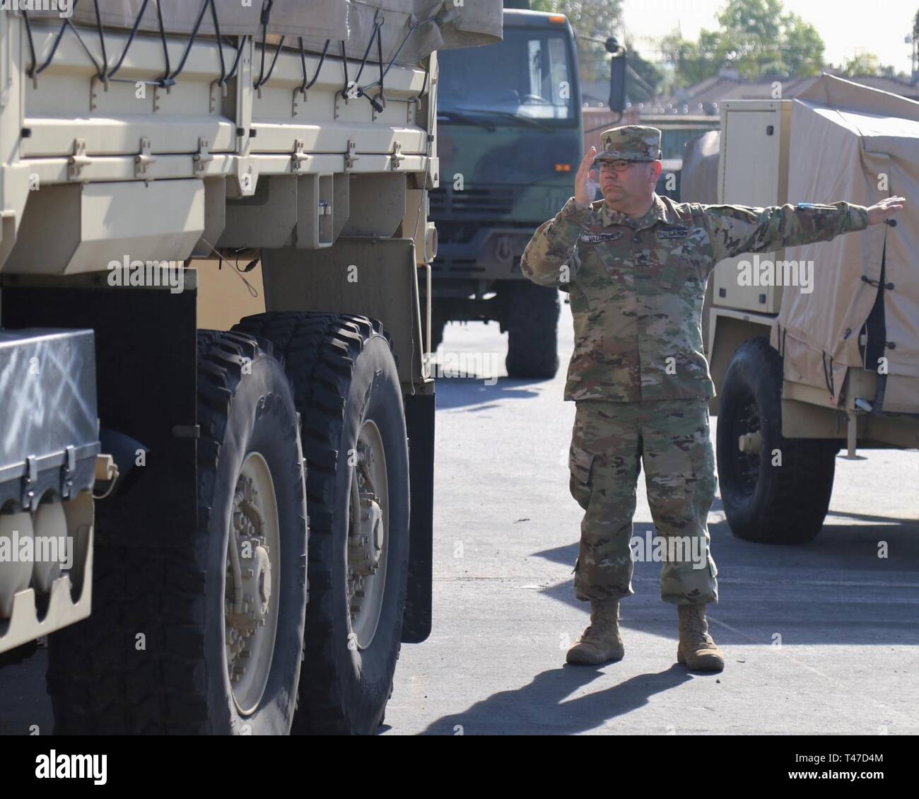 U.S. Army Sgt. Lester Valdivia, a logistics officer