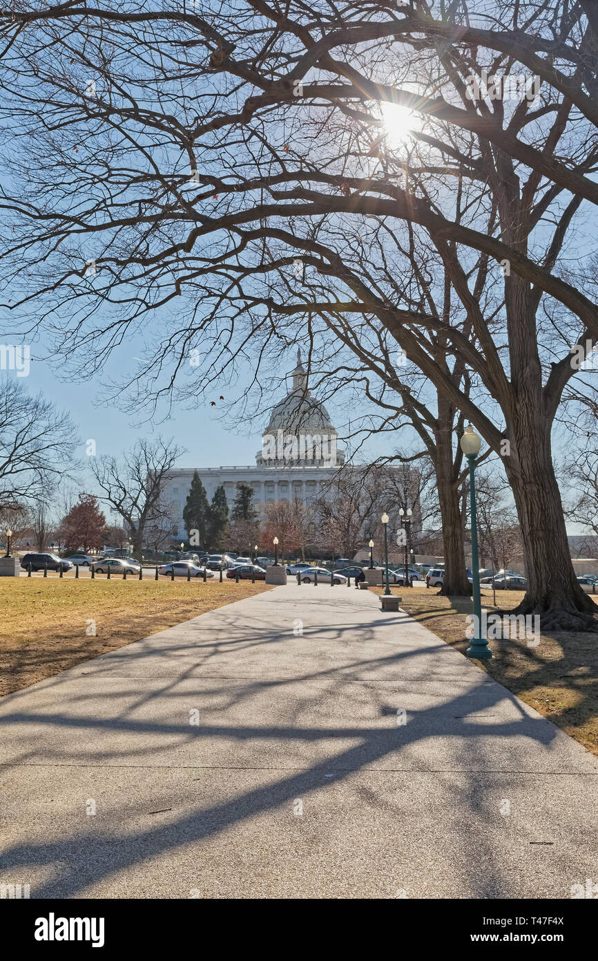 United States Capitol building in Washington DC Stock Photo