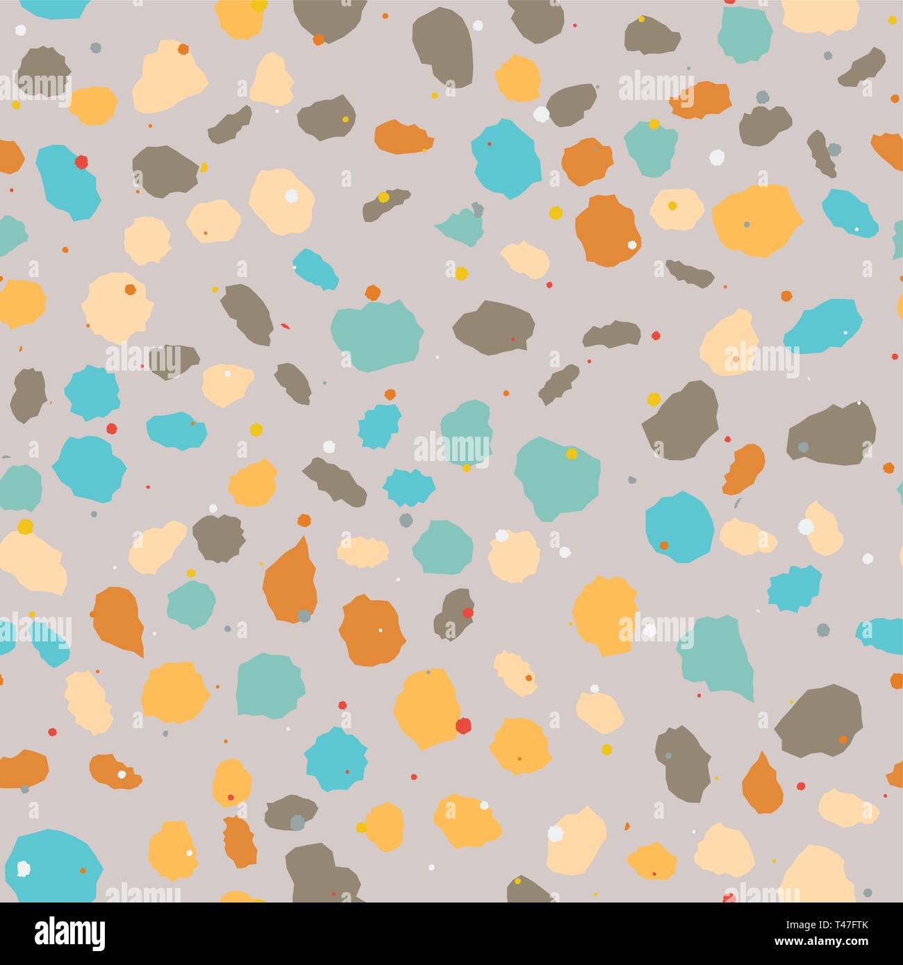 Terrazzo seamless pattern. Imitation of a Venetian stone floor Stock ...